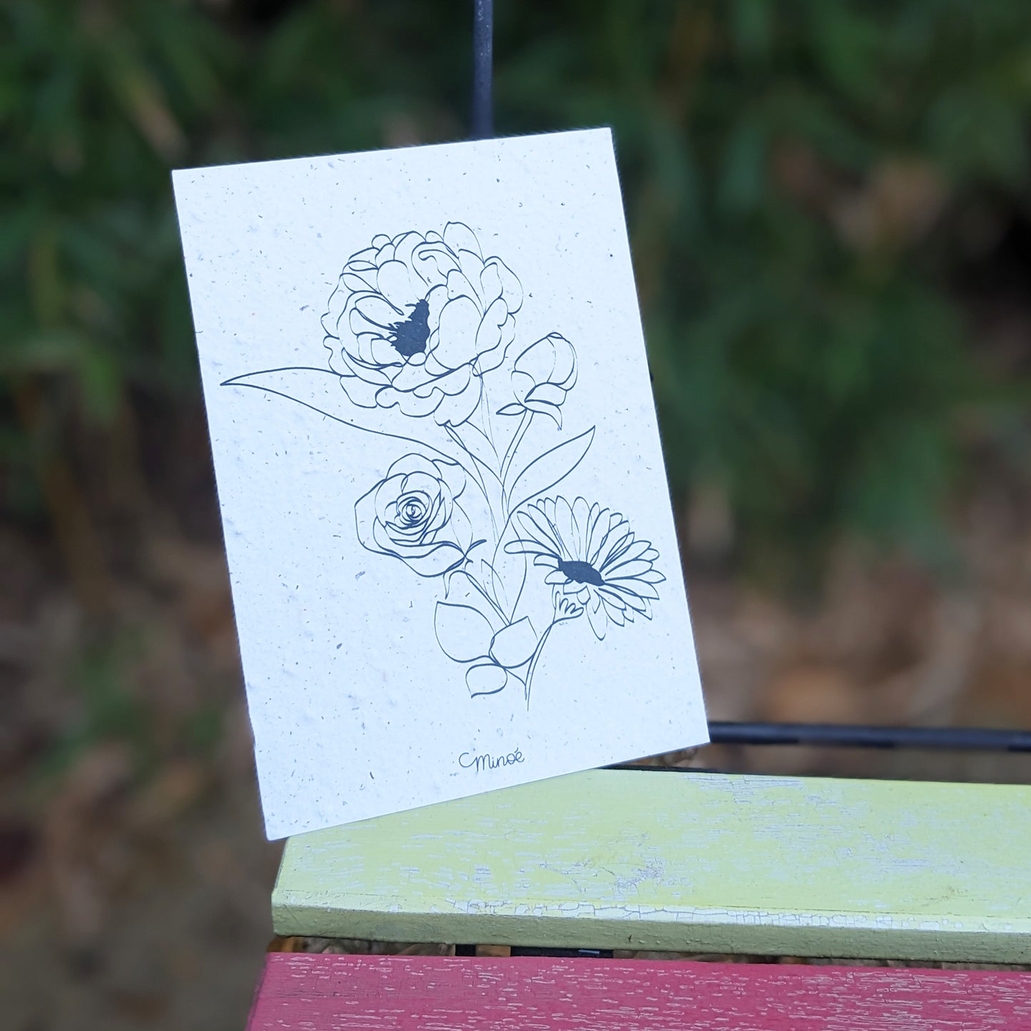 Carte à planter : Fleurs