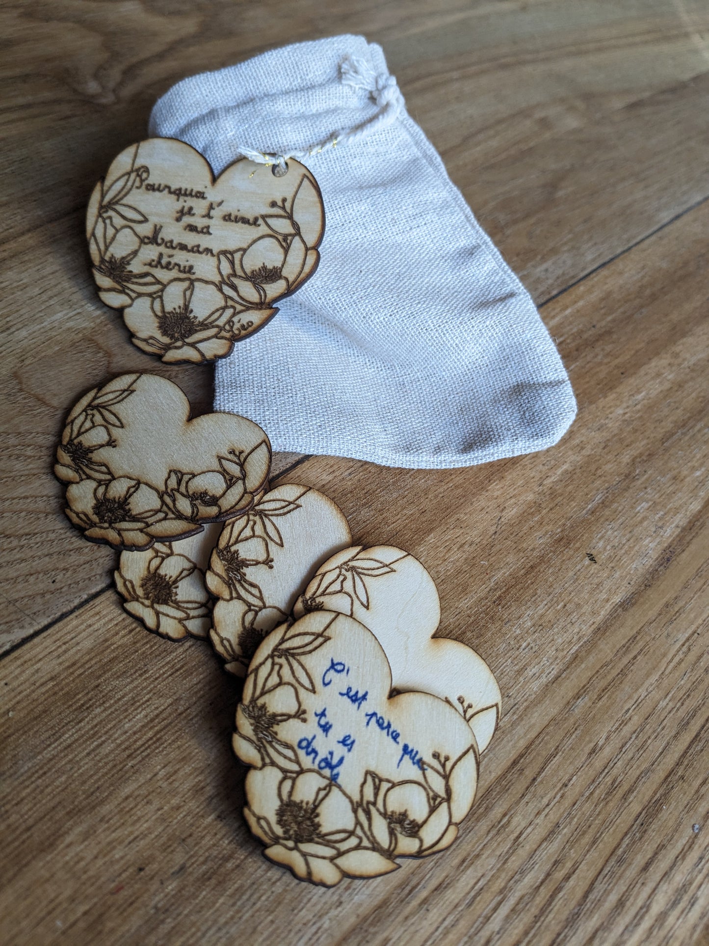 Pochette et médaillons vierges : Pourquoi je t'aime