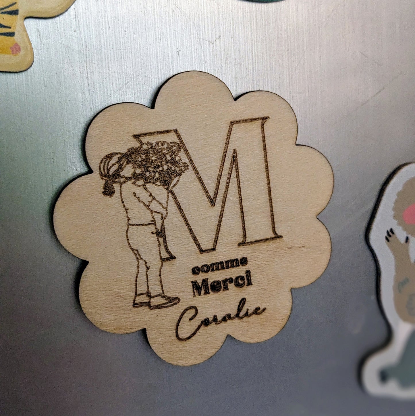 Magnet Merci maîtresse, maître, atsem, nounou