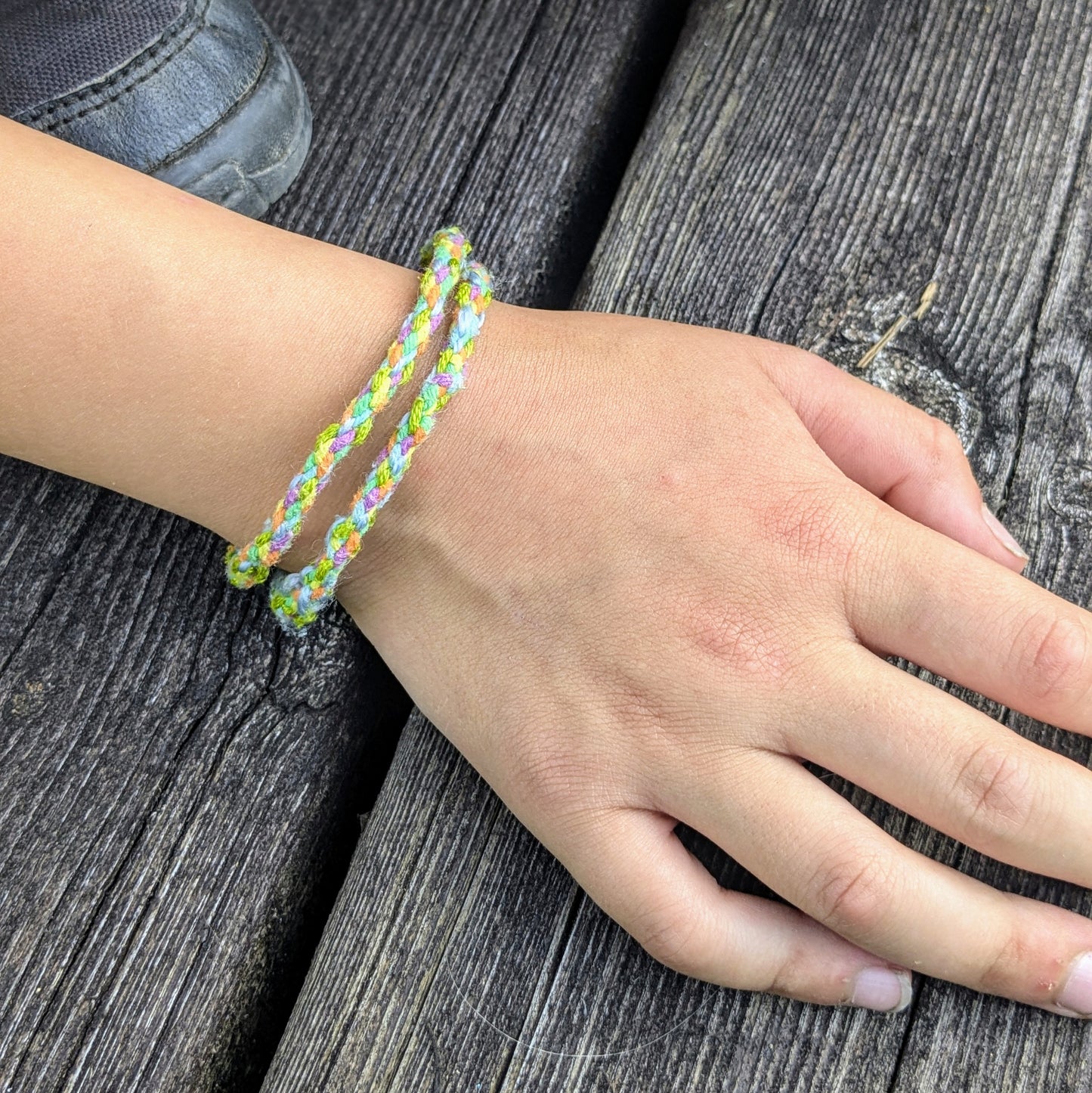 Mon petit support, pour faire de jolis bracelets