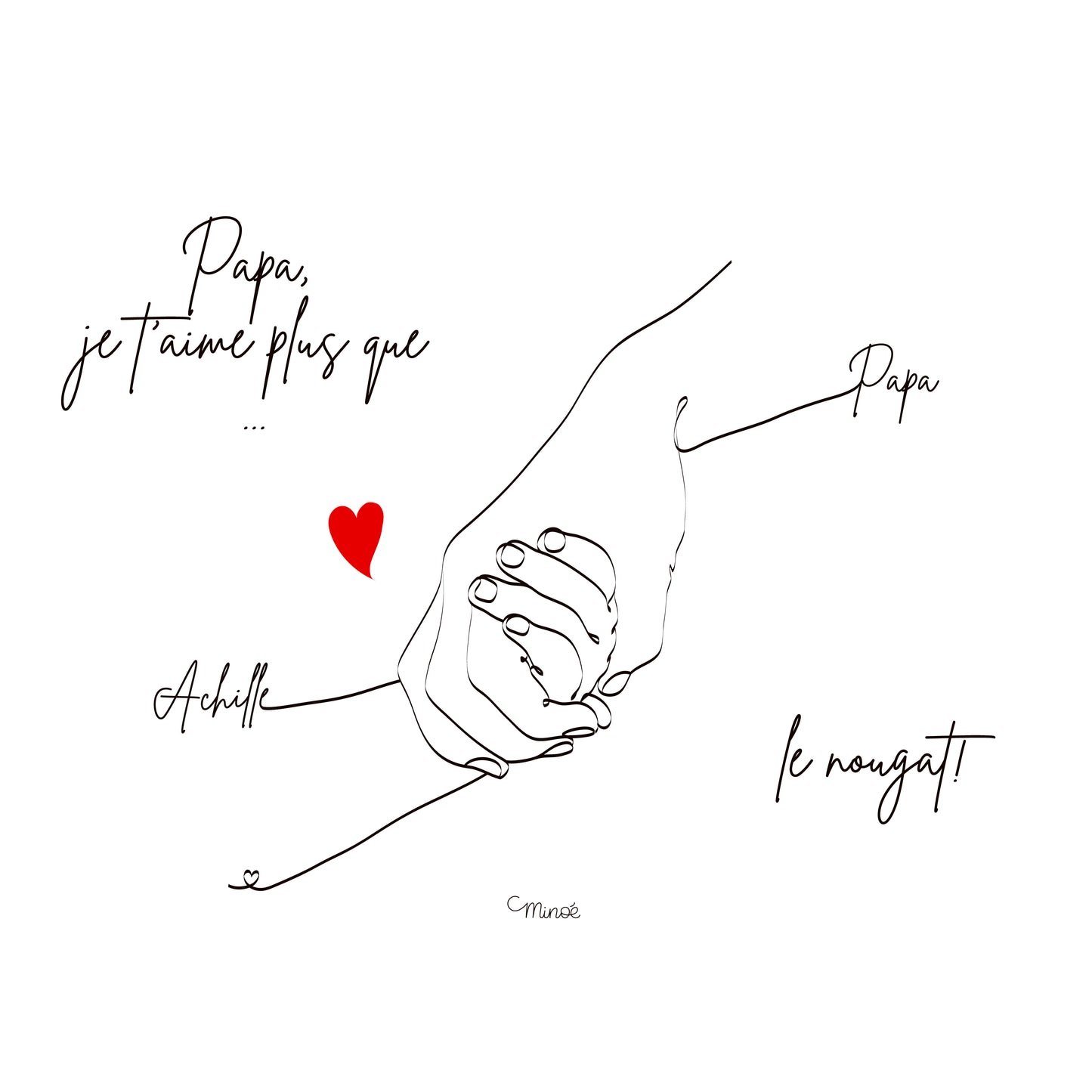 Papa, je t'aime plus que ...