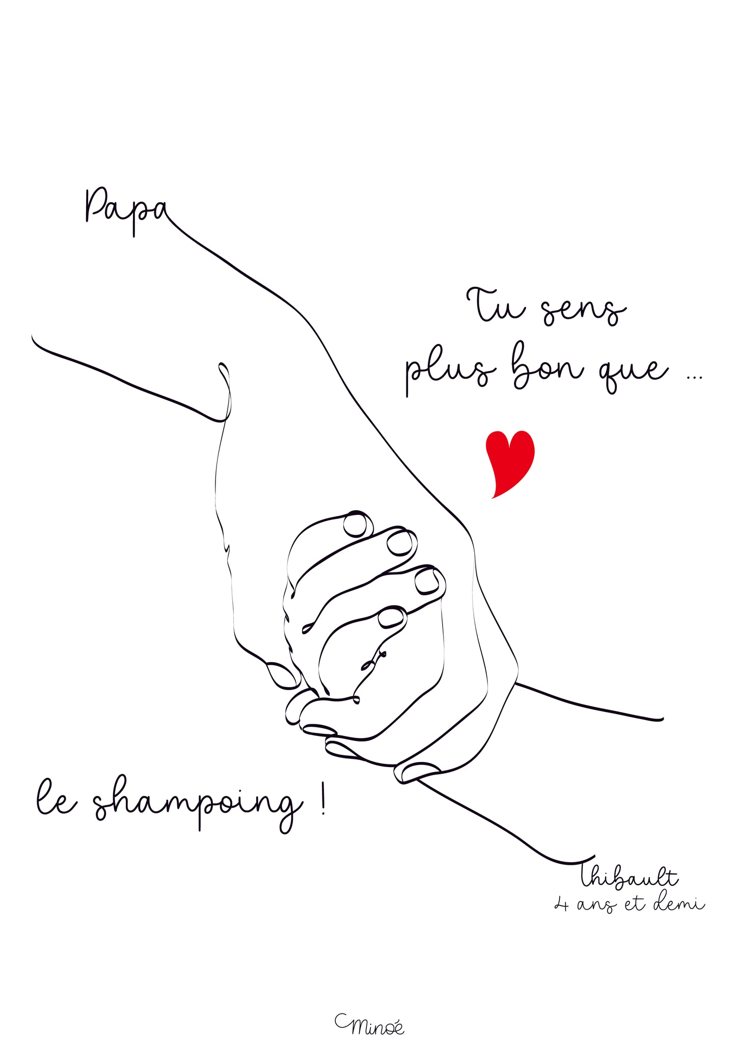 Mots d'enfants et fête des Papas