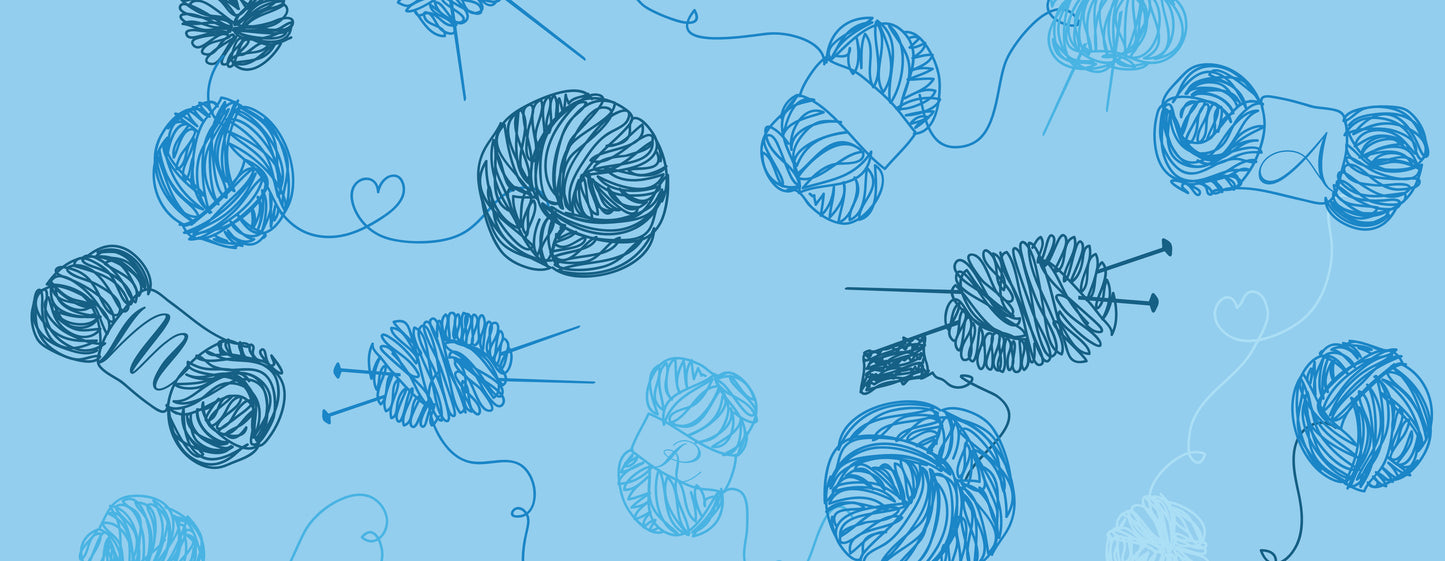 Plaid vraiment très doux ~ motif pelotes de laine