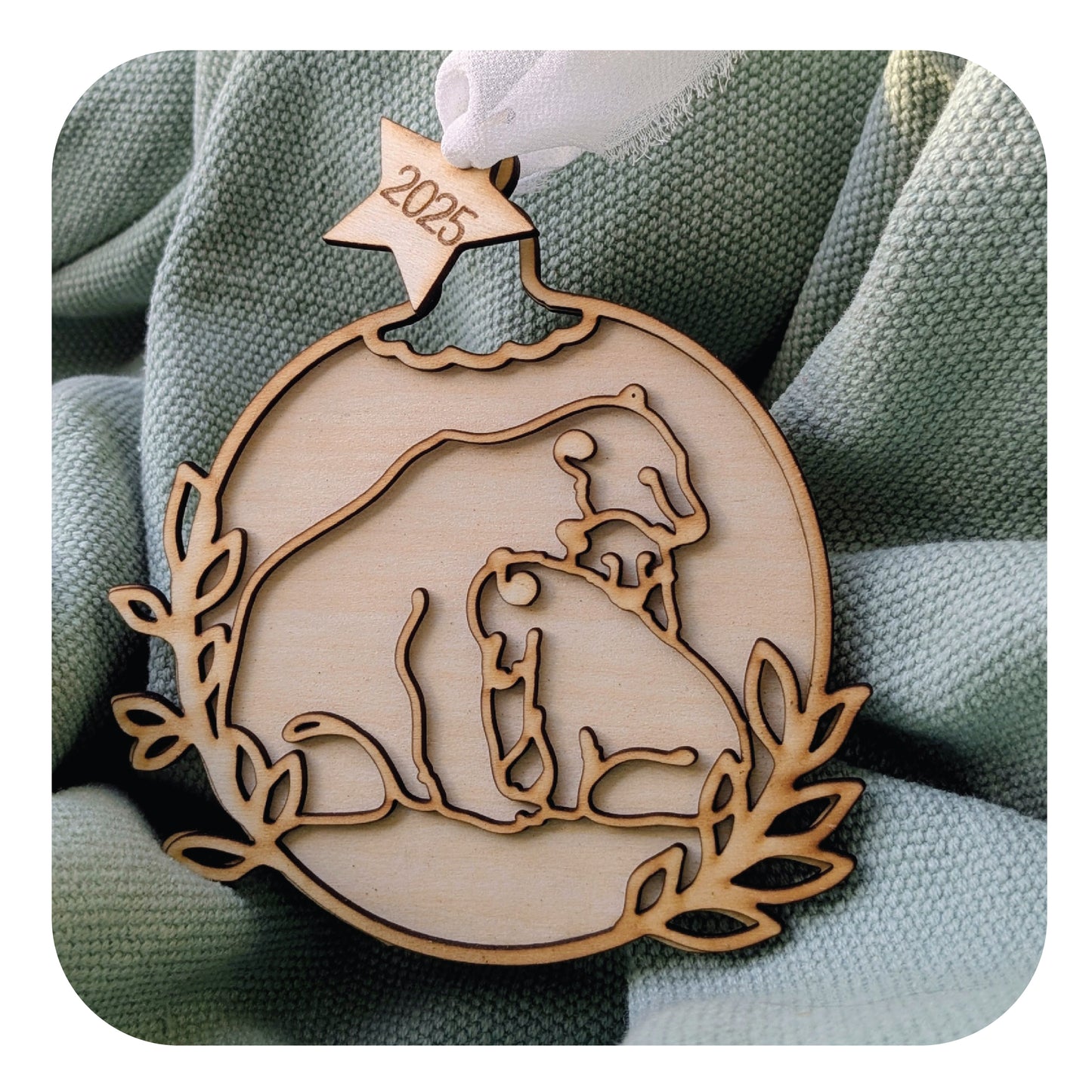 Suspension de Noël : les animaux de la forêt - modèle 3