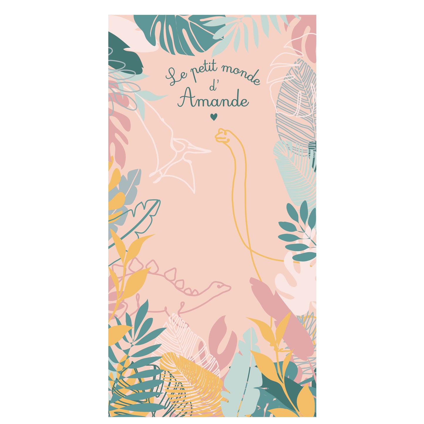 Serviette de bain personnalisée ~ Le petit monde de ...
