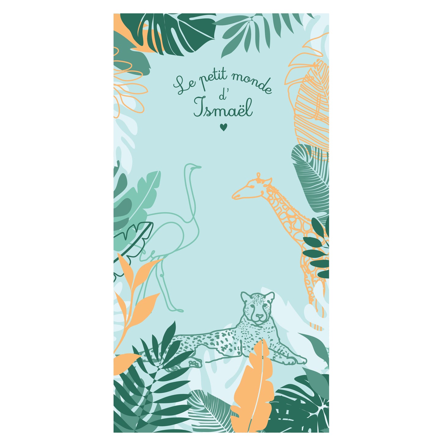 Serviette de bain personnalisée ~ Le petit monde de ...