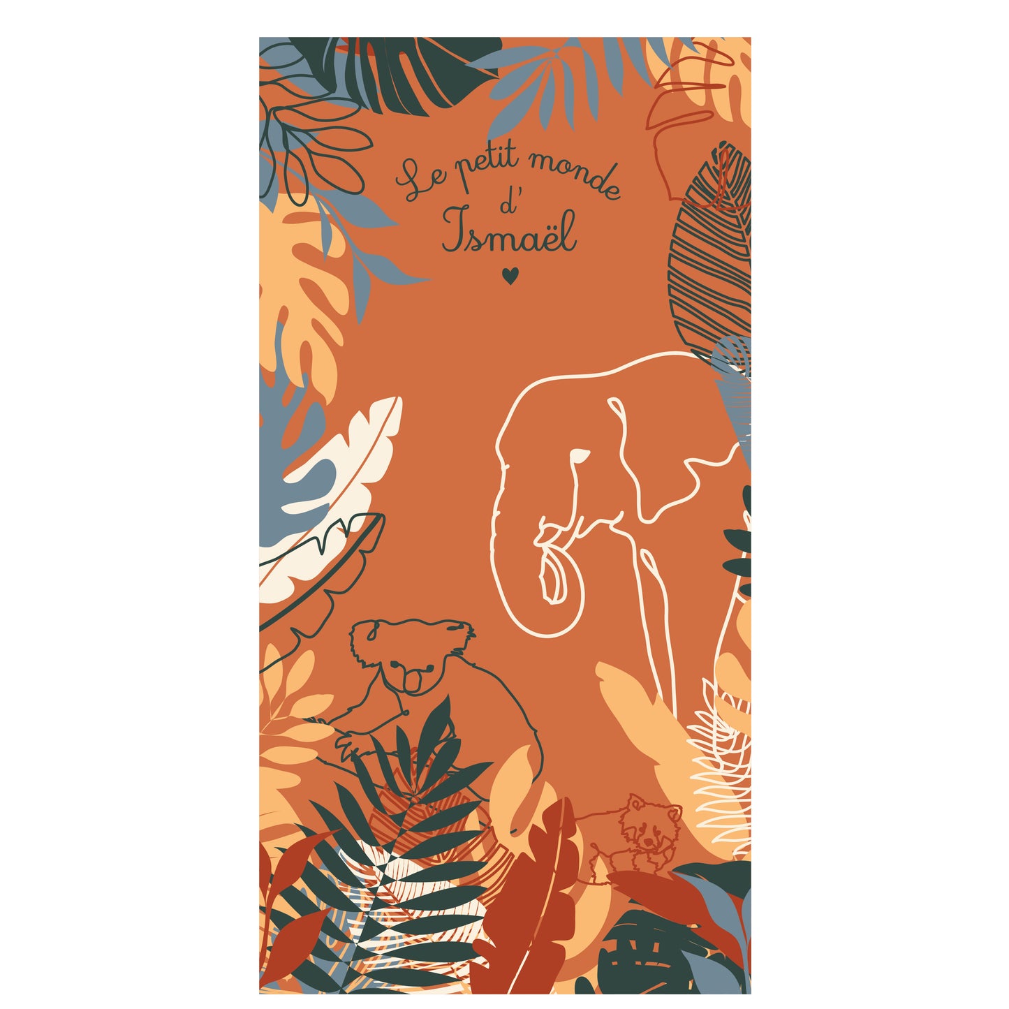 Serviette de bain personnalisée ~ Le petit monde de ...