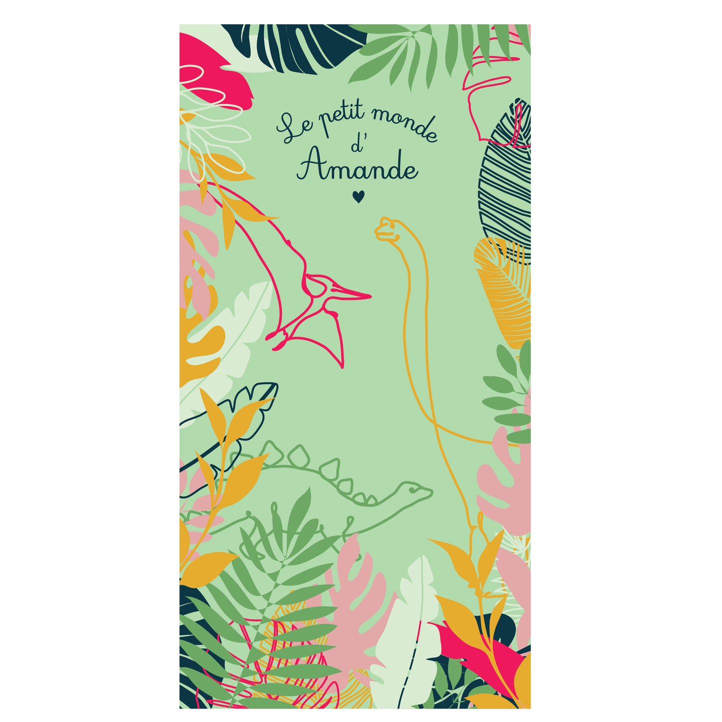 Serviette de bain personnalisée ~ Le petit monde de ...
