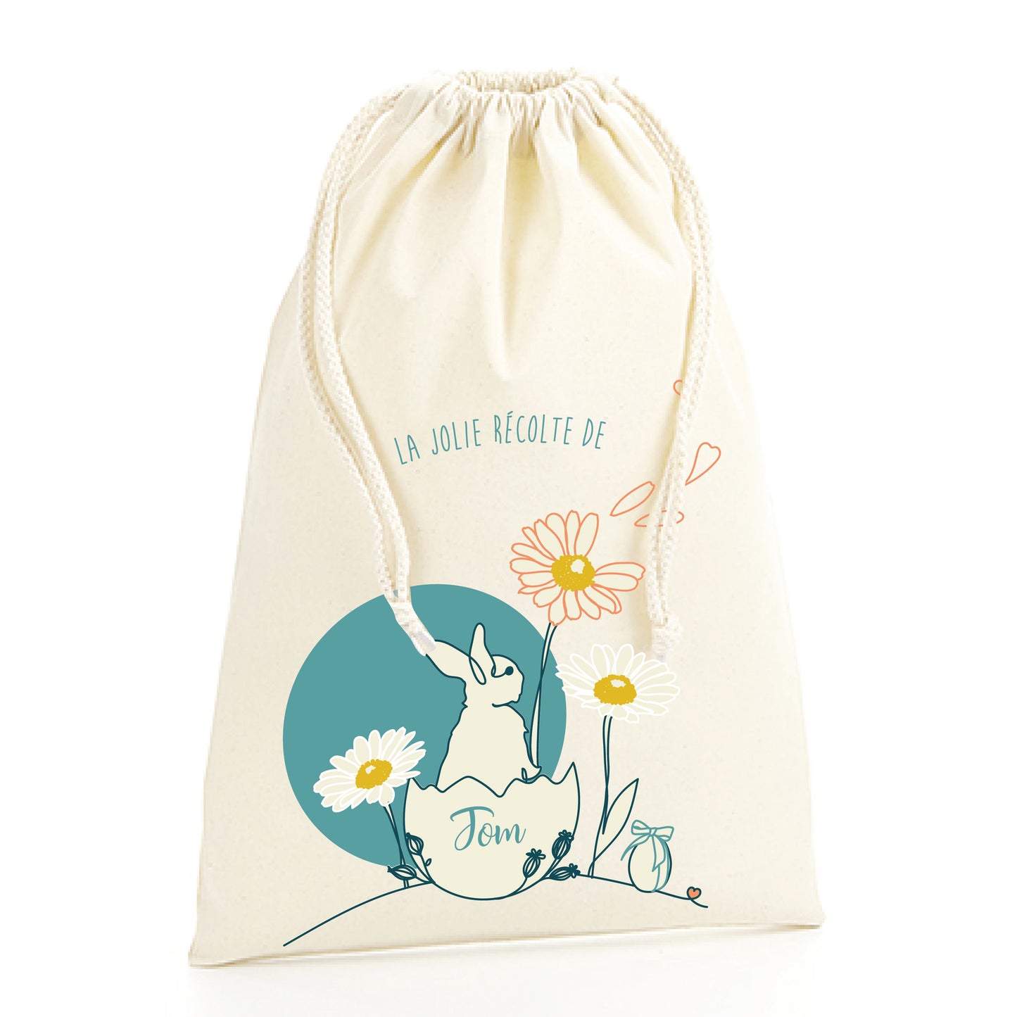 Petit sac de pâques personnalisé