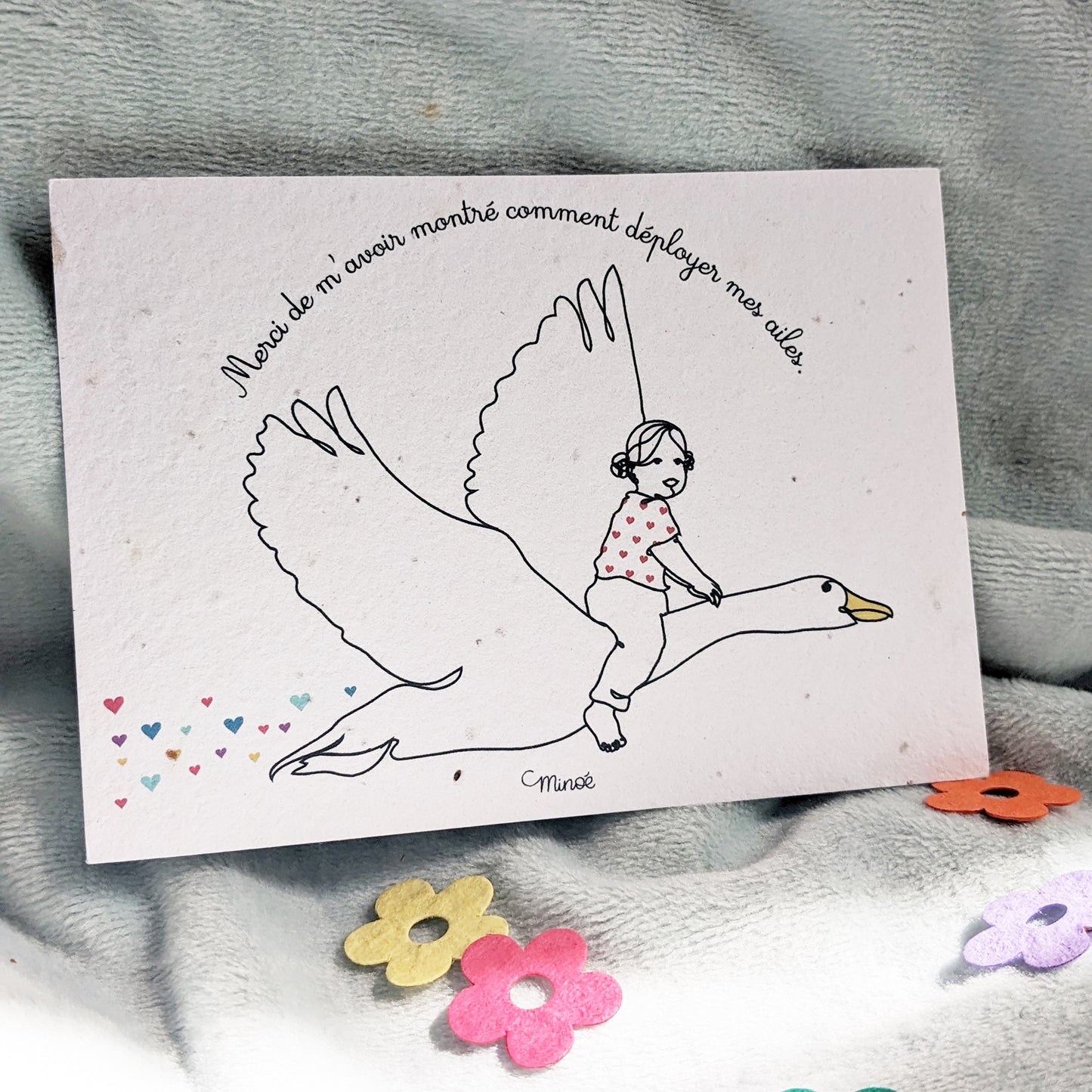 Carte à planter : Merci de m'avoir montré comment déployer mes ailes