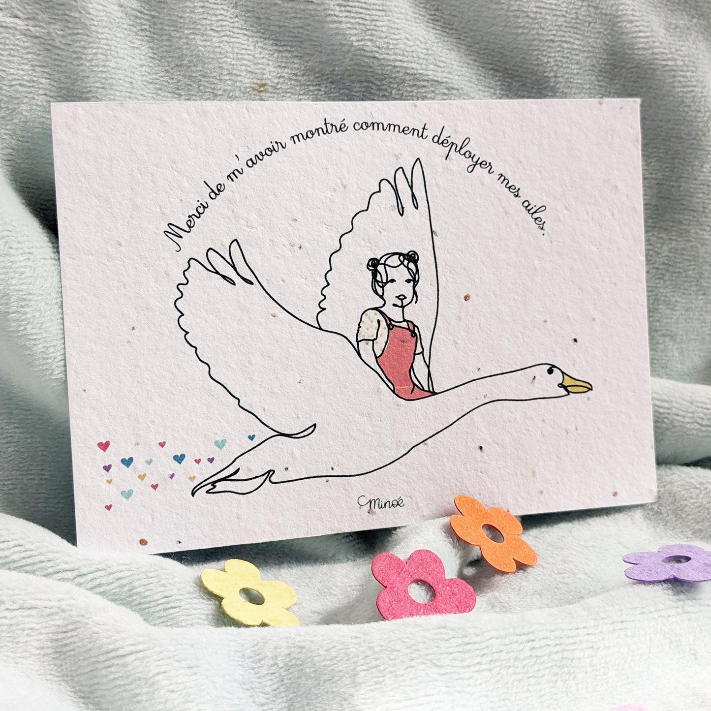Carte à planter : Merci de m'avoir montré comment déployer mes ailes