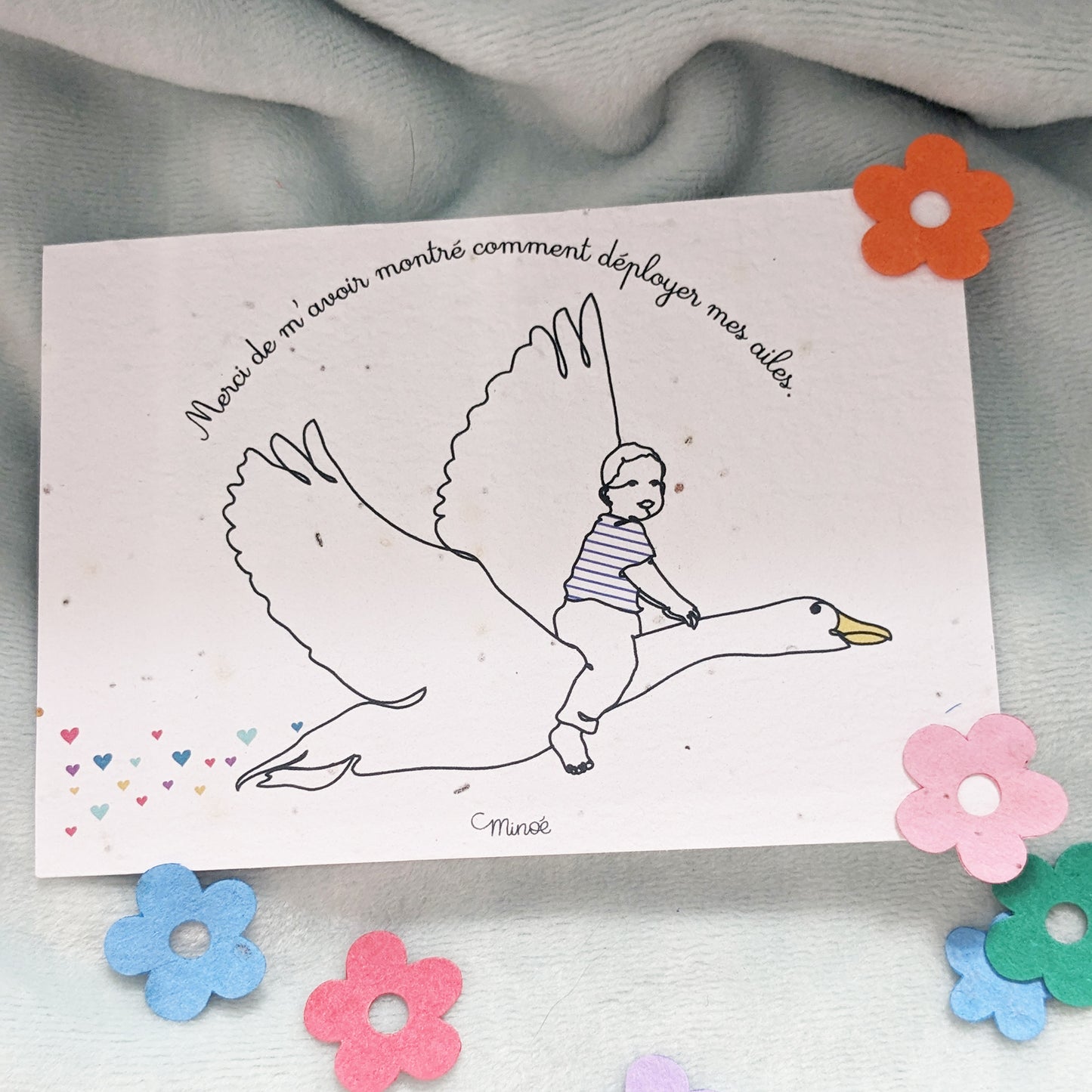 Carte à planter : Merci de m'avoir montré comment déployer mes ailes