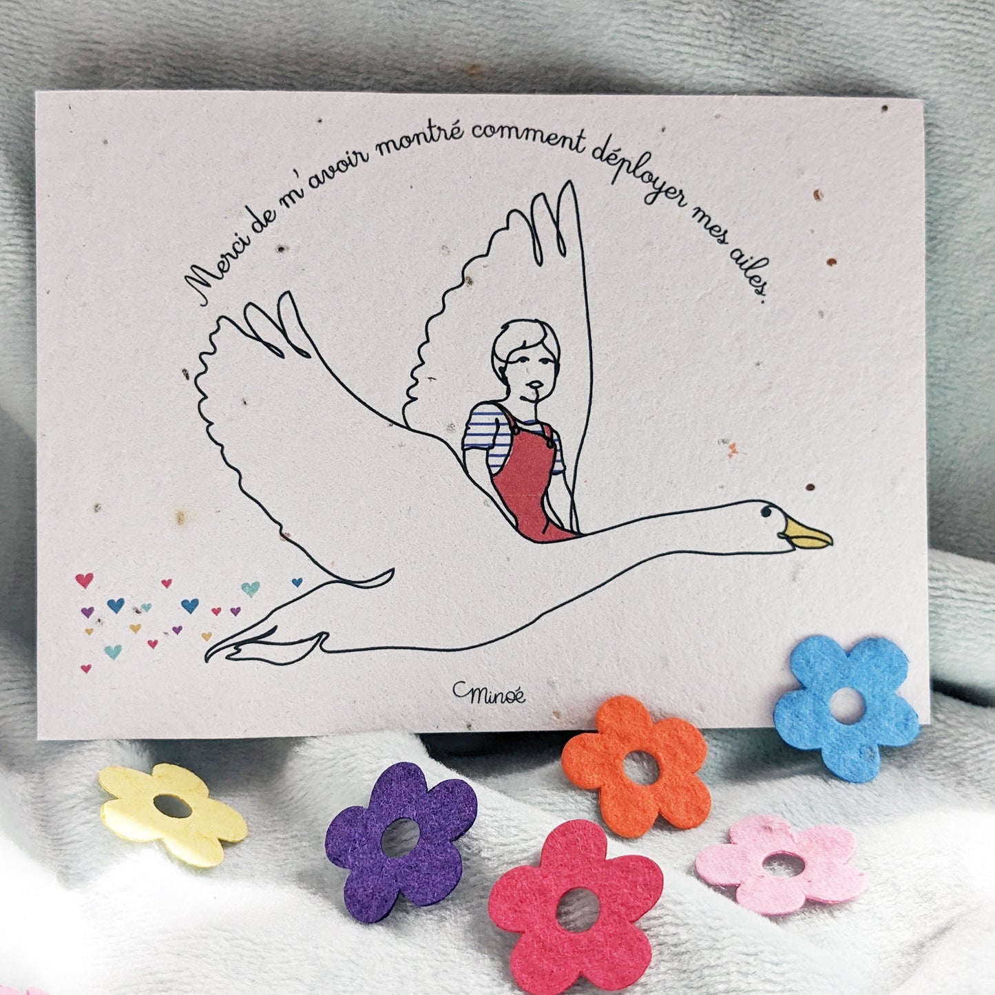 Carte à planter : Merci de m'avoir montré comment déployer mes ailes