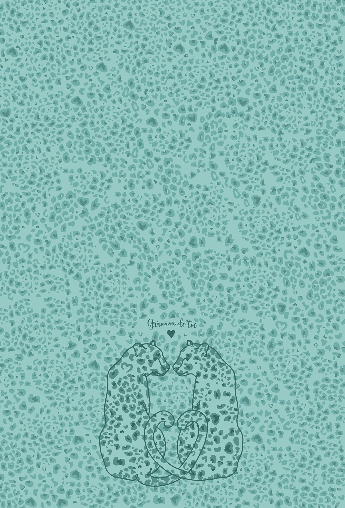 Tissu velours au mètre : capsule grraaou de moi