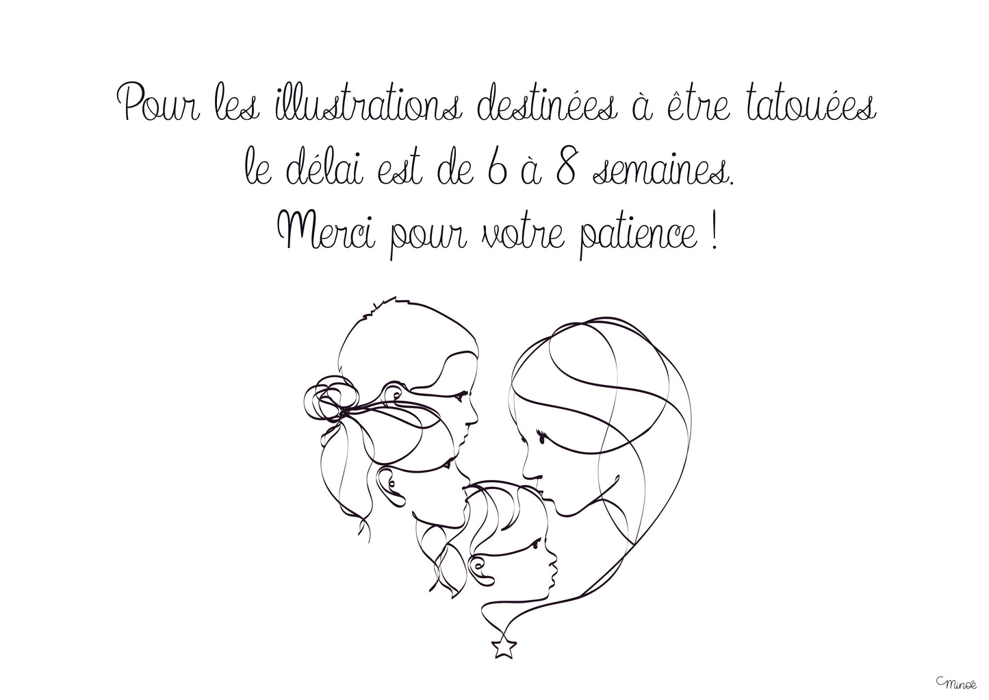 Illustration destinée à être tatouée - Projet à 55€
