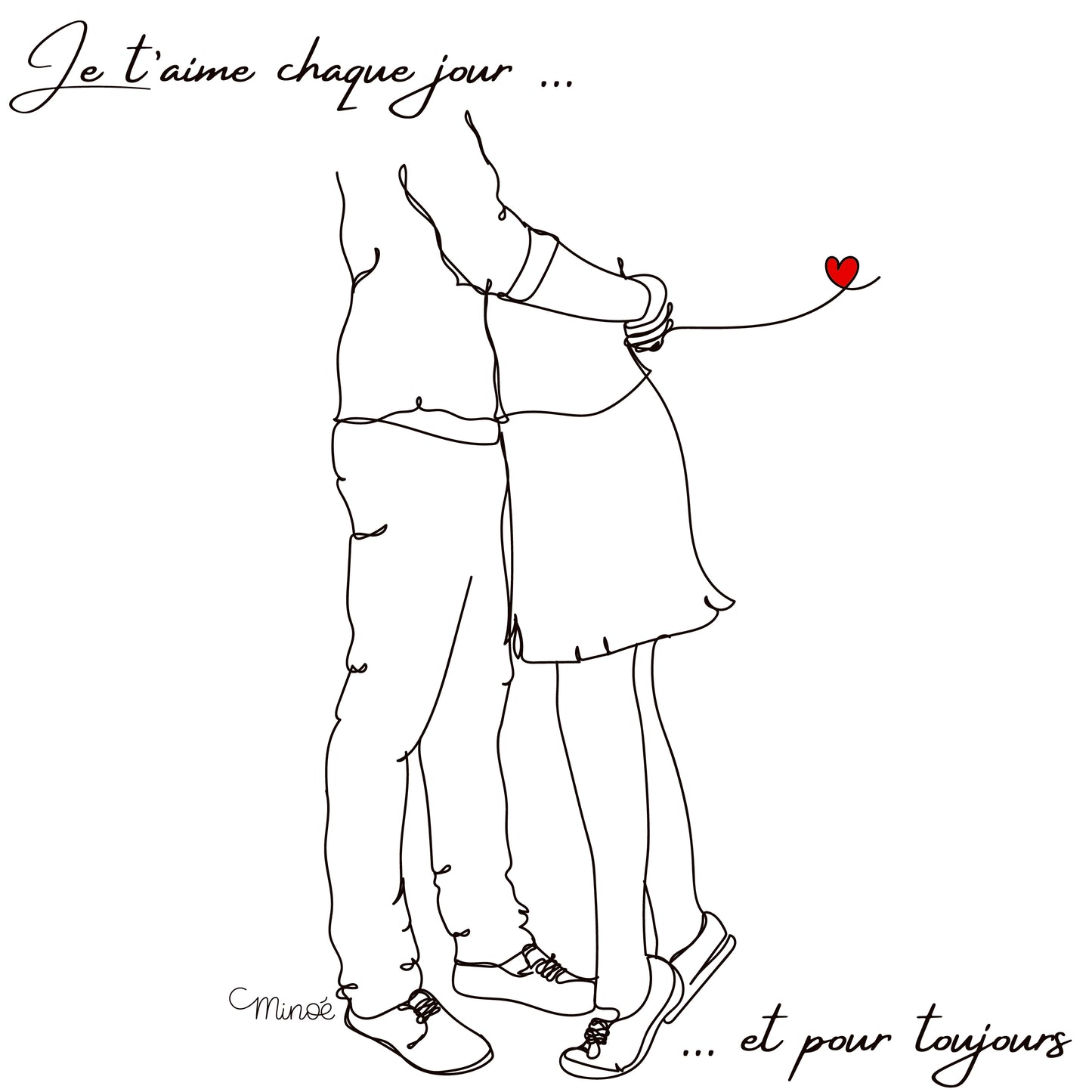 Je t'aime chaque jour et pour toujours
