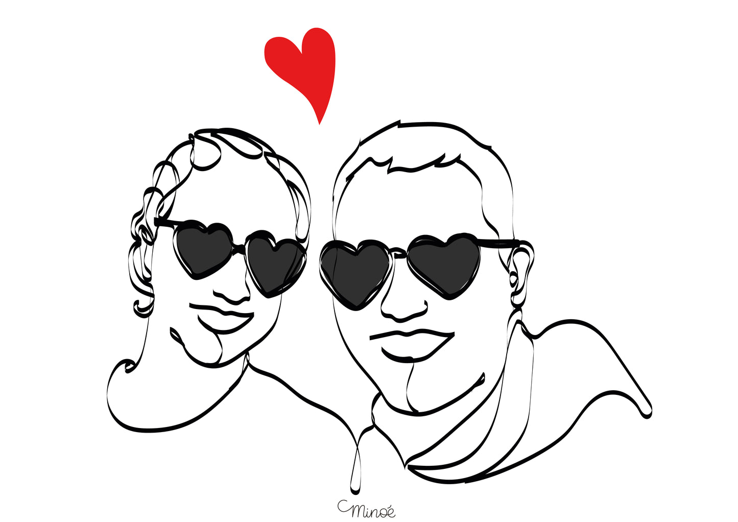 Portraits de gens qui s'aiment