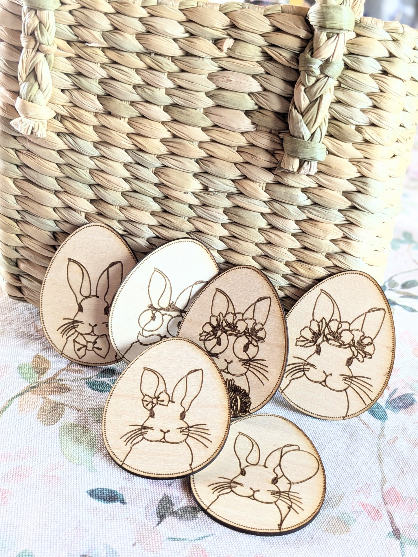 Les oeufs de la famille Lapin