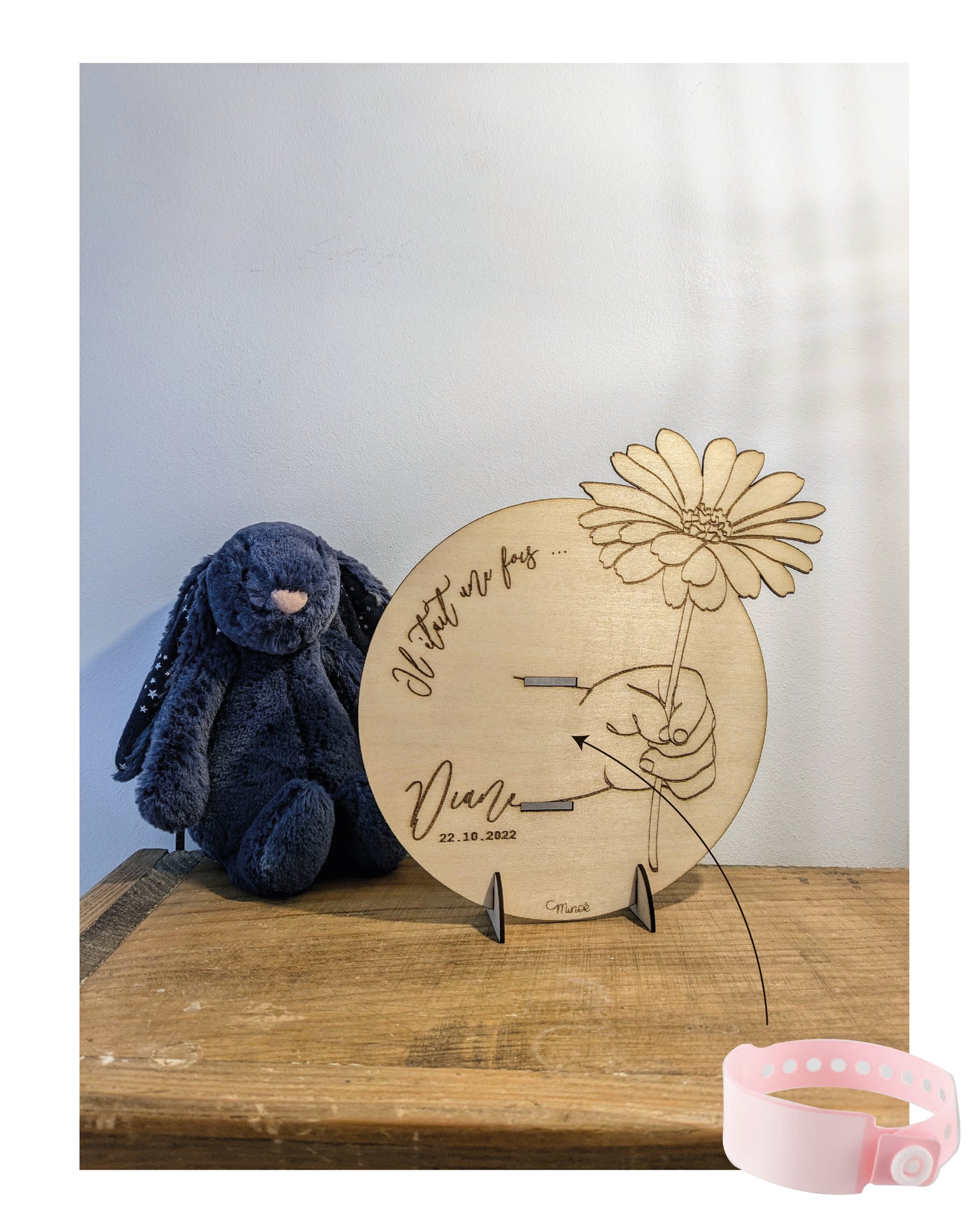 Joli support pour bracelets de maternité