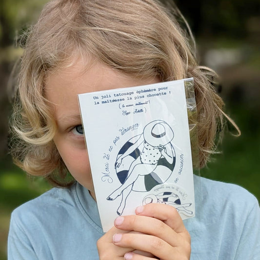 Tatouage éphémère pour super maîtresse en vacances