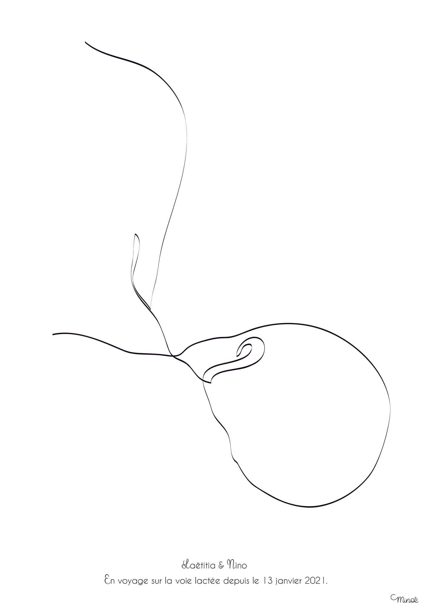 Illustration Allaitement - minimaliste