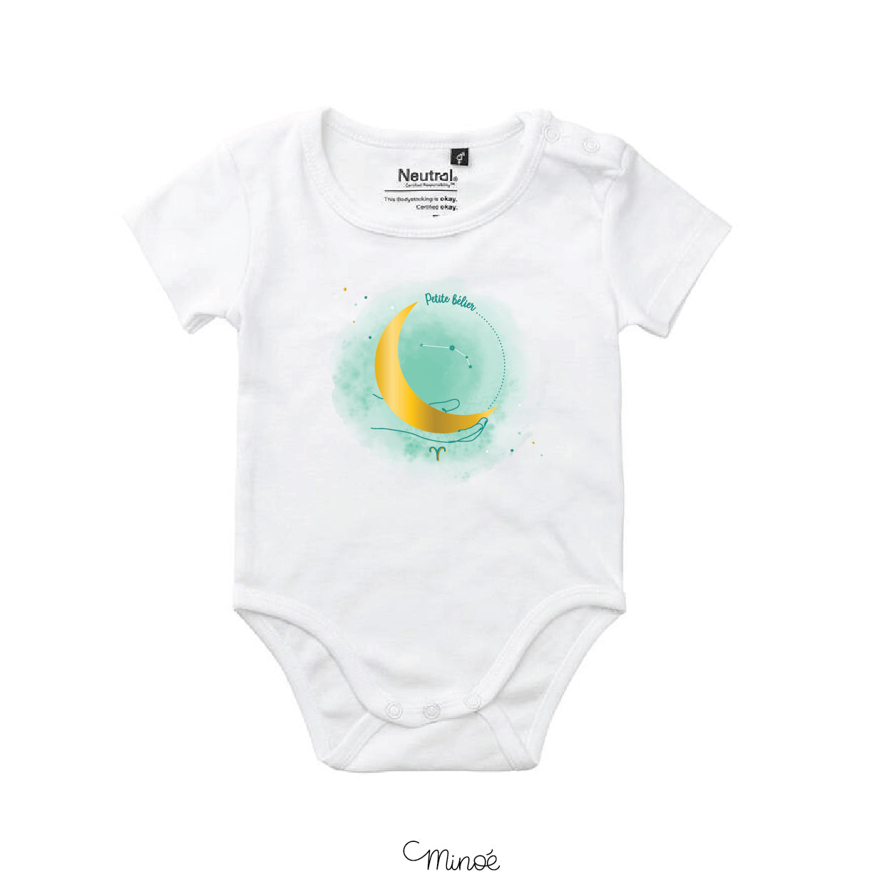 Body bébé coton bio - collection astro