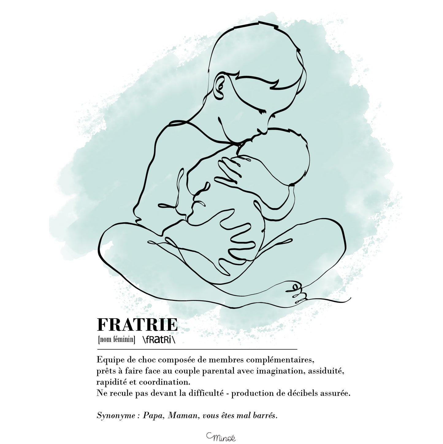 Illustration fratrie