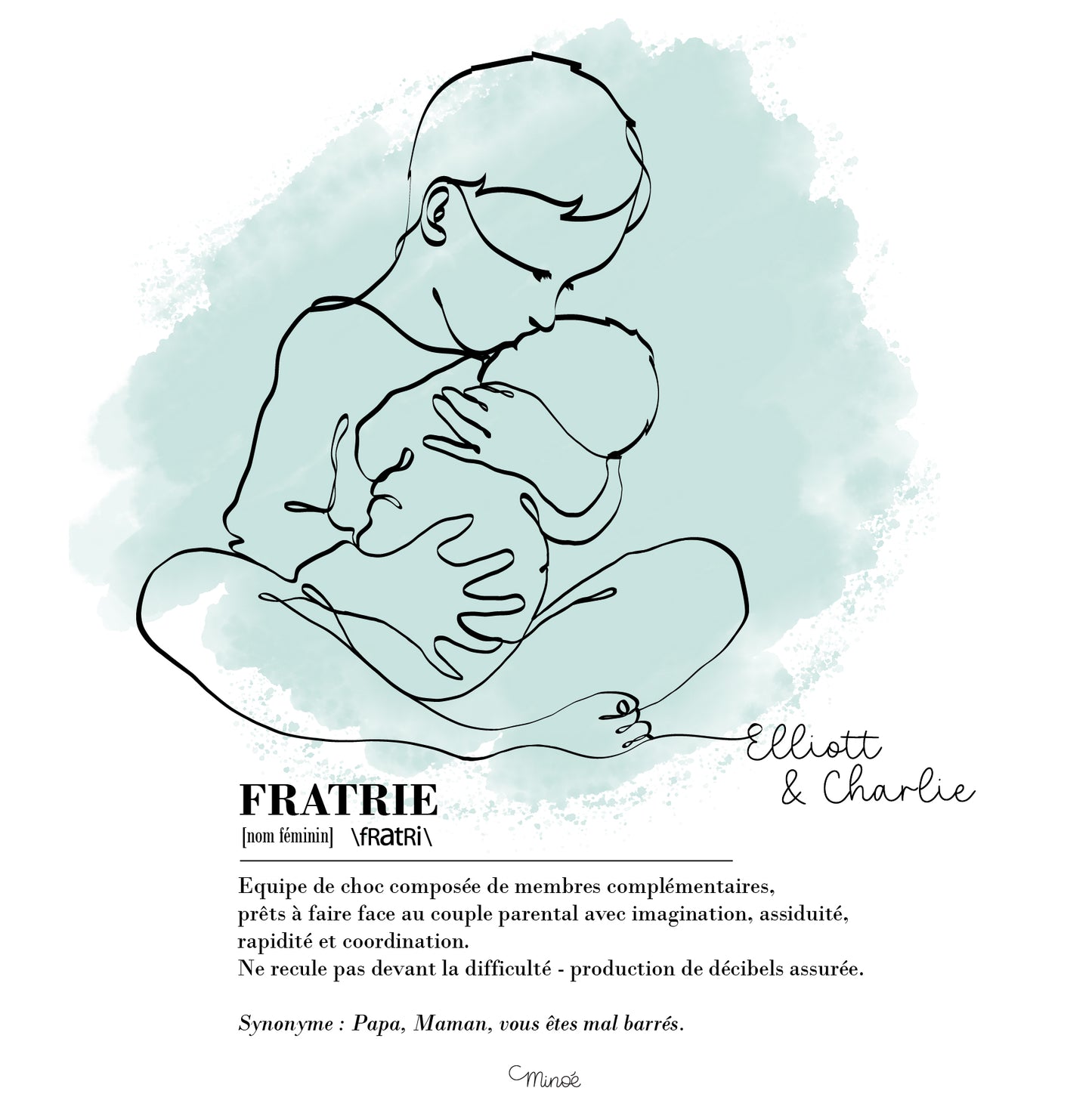 Illustration fratrie