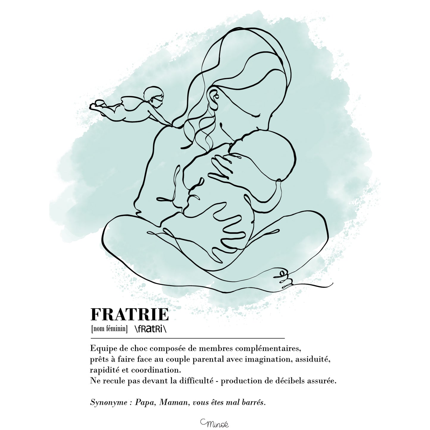 Illustration fratrie