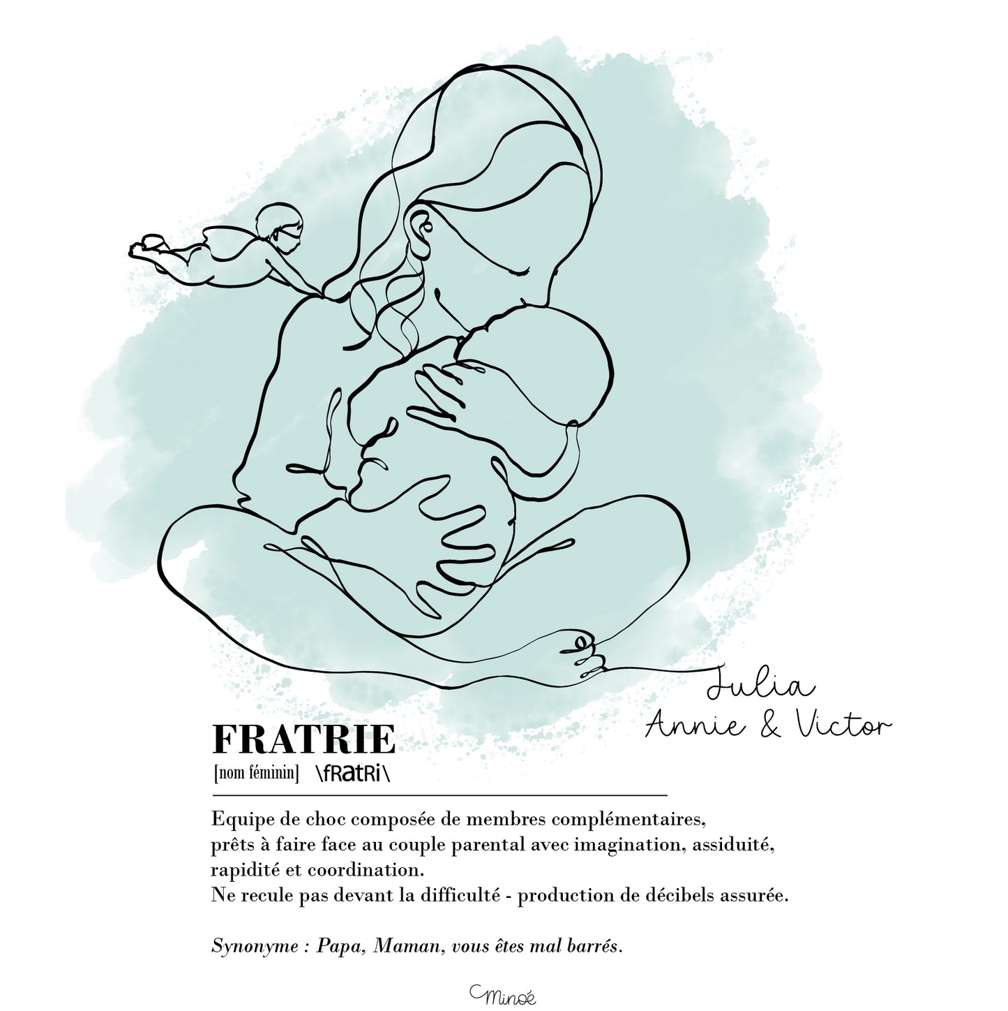 Illustration fratrie