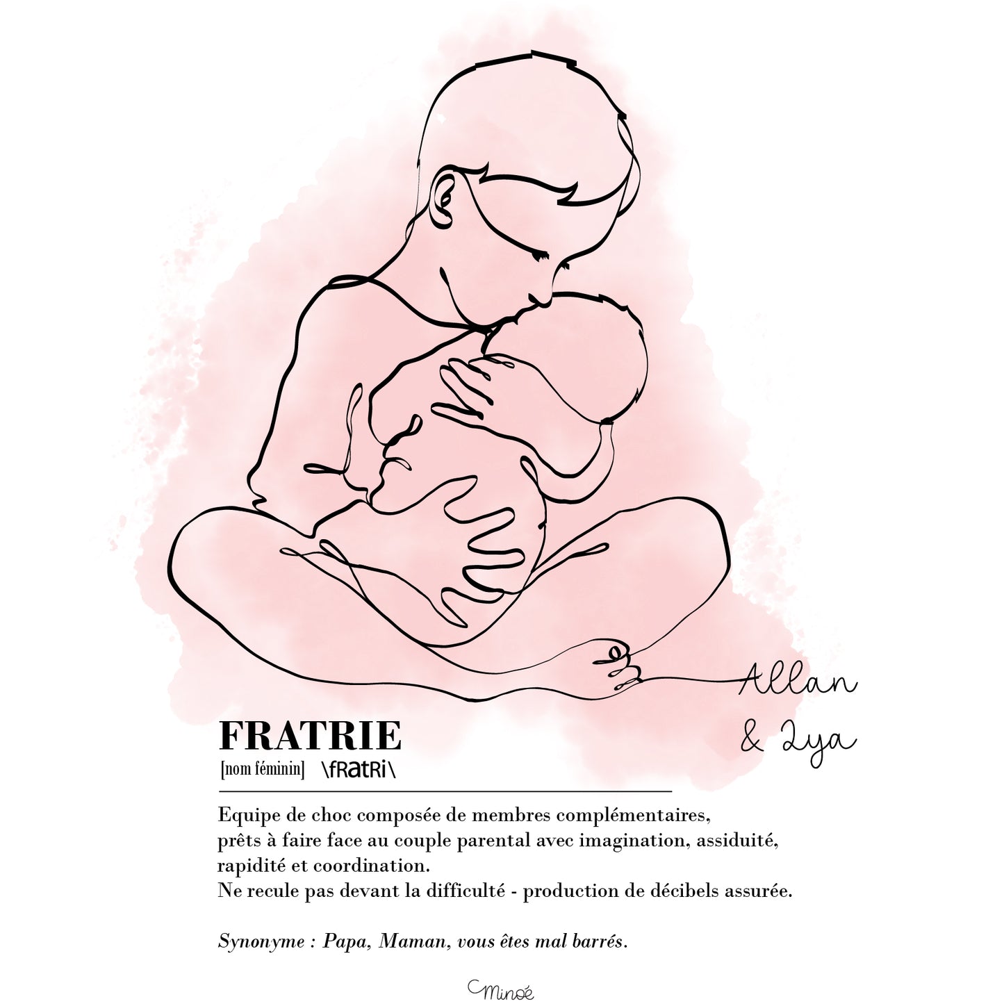 Illustration fratrie