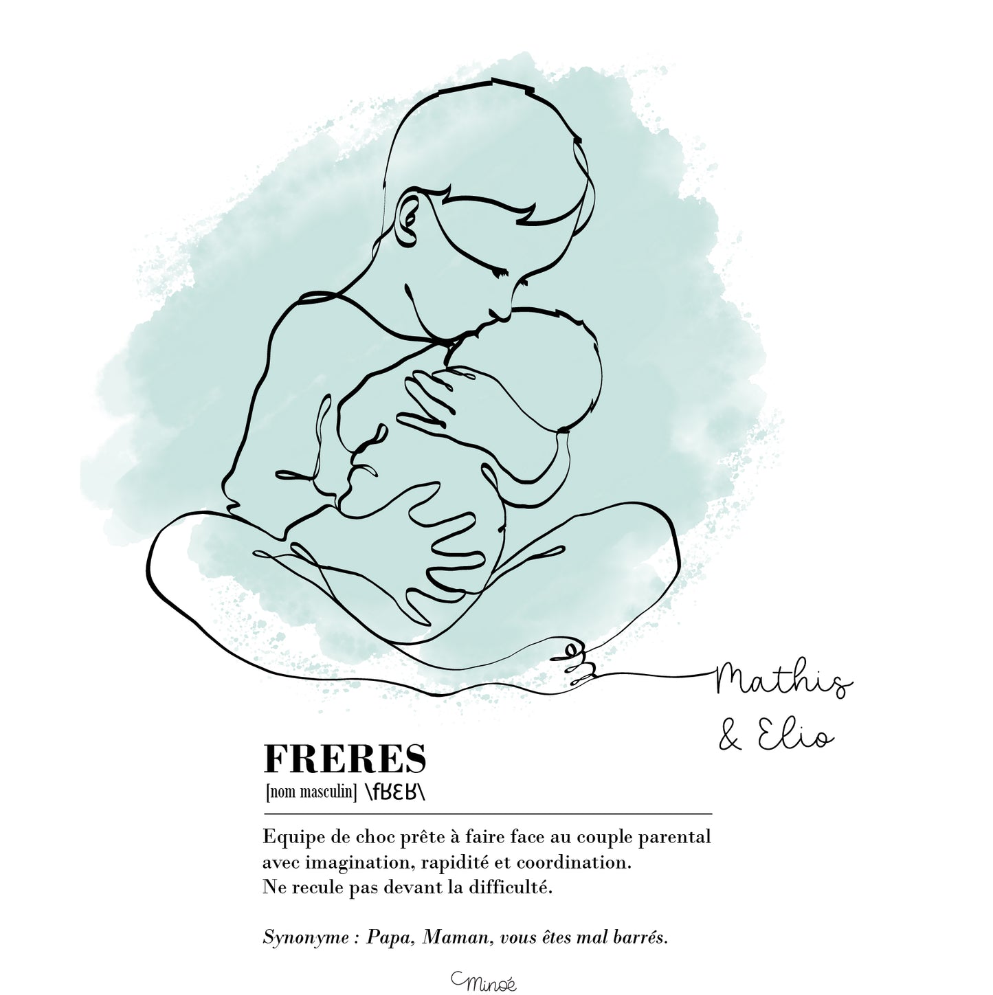 Illustration fratrie