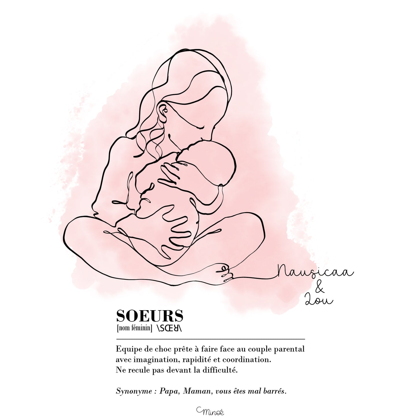 Illustration fratrie