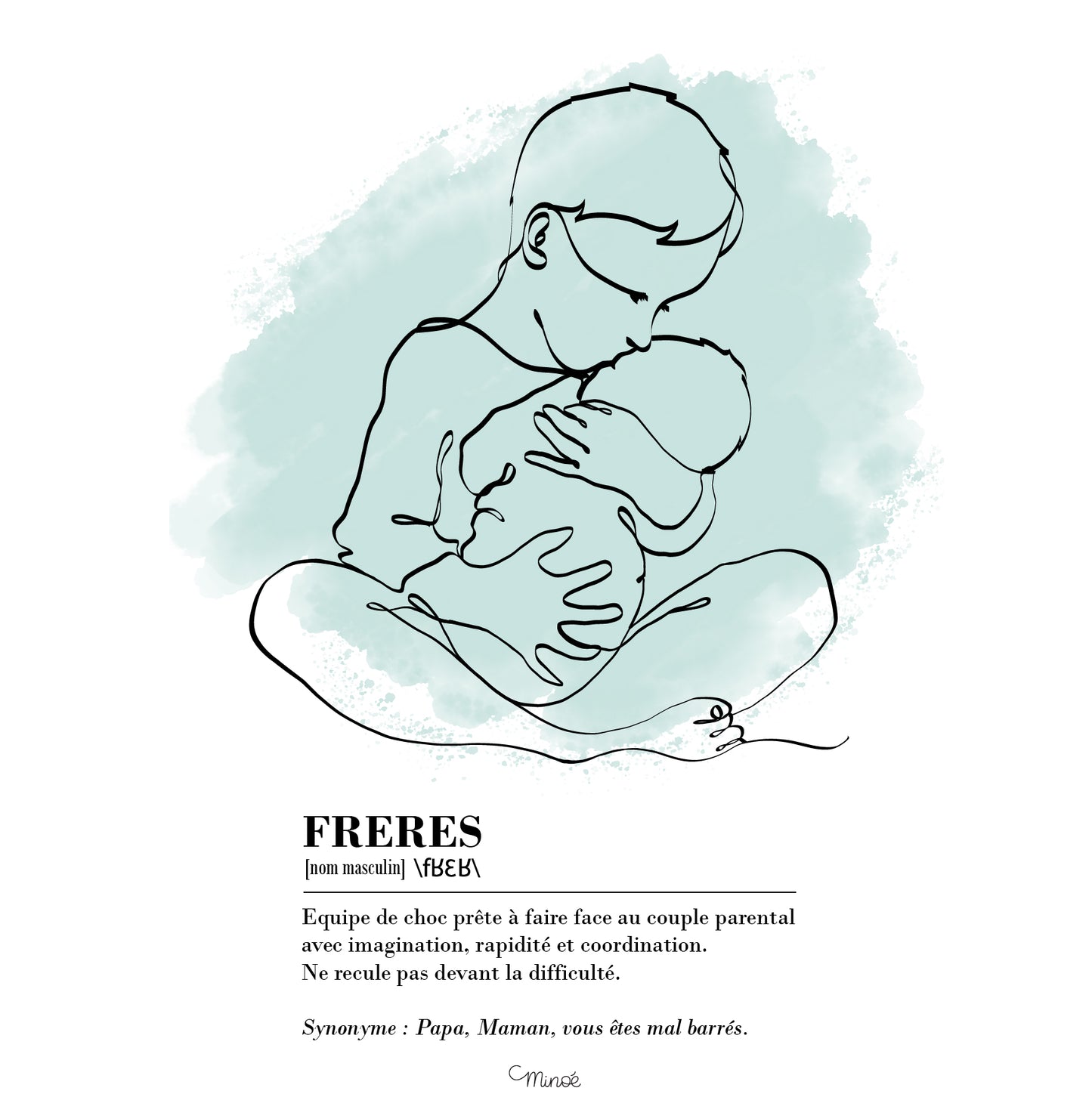 Illustration fratrie