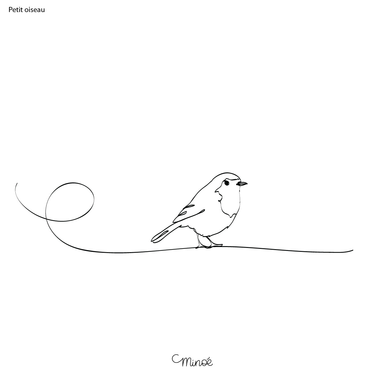 Illustration de famille - fil à linge