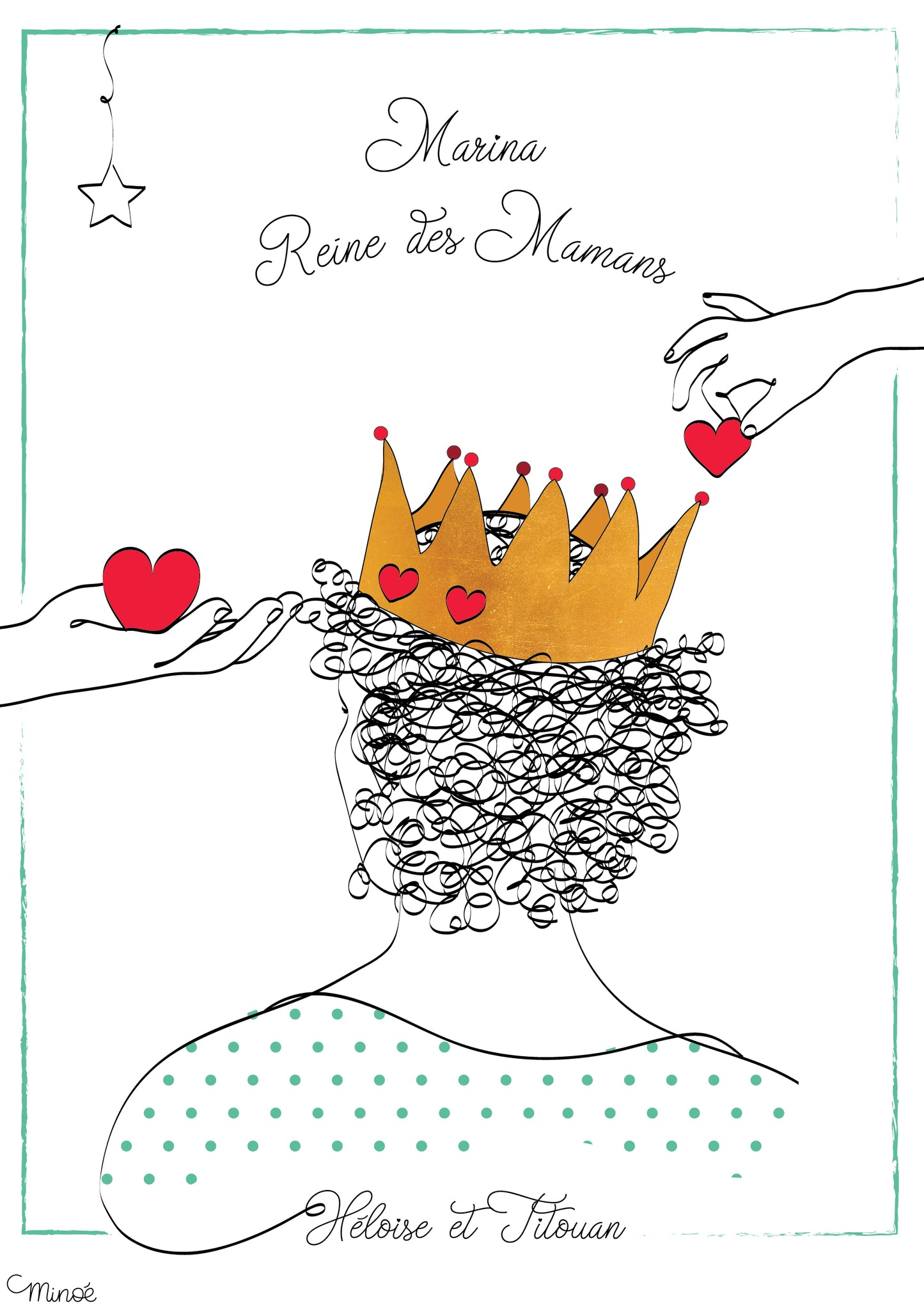 Illustration Reine des Mamans