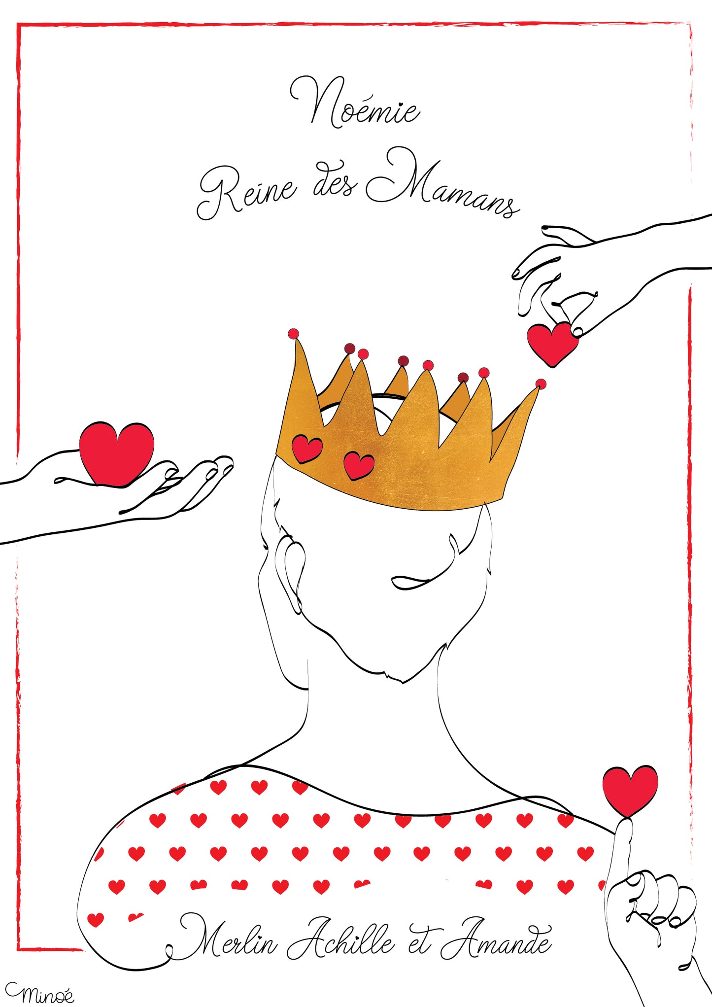Illustration Reine des Mamans