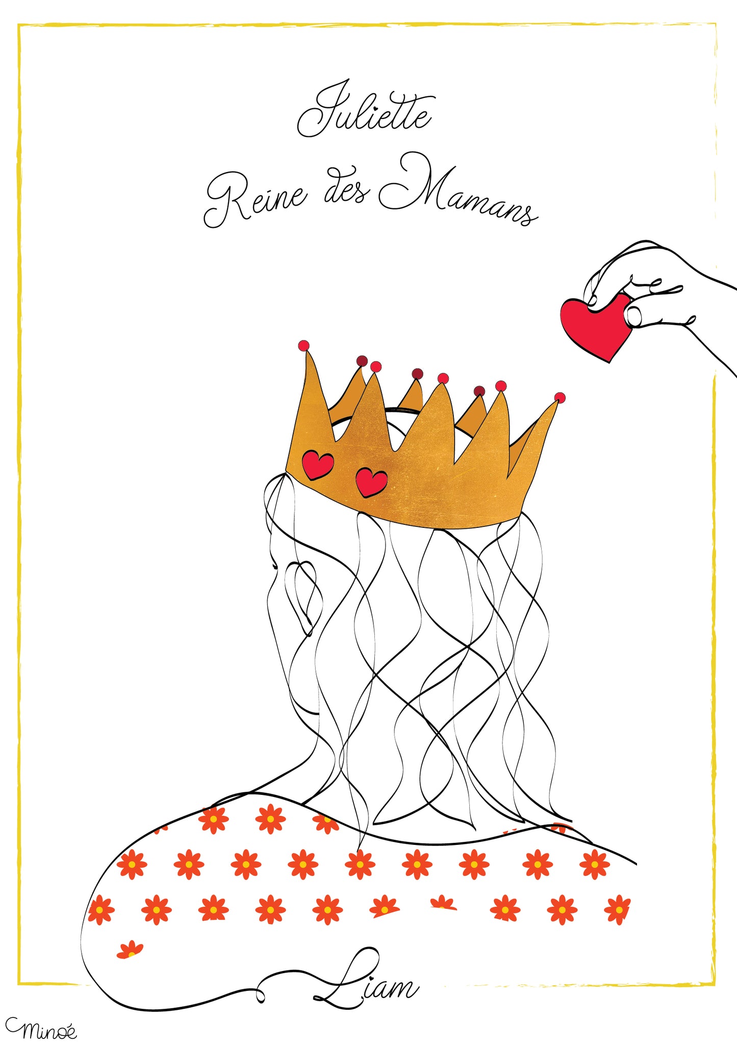 Illustration Reine des Mamans