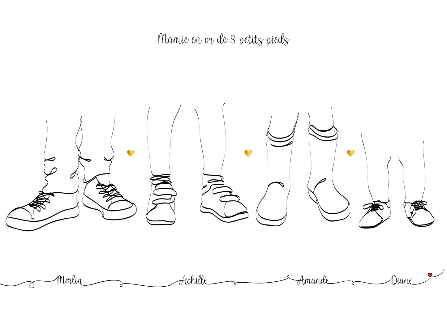 Fête des grands-mères : Mamie et petits pieds