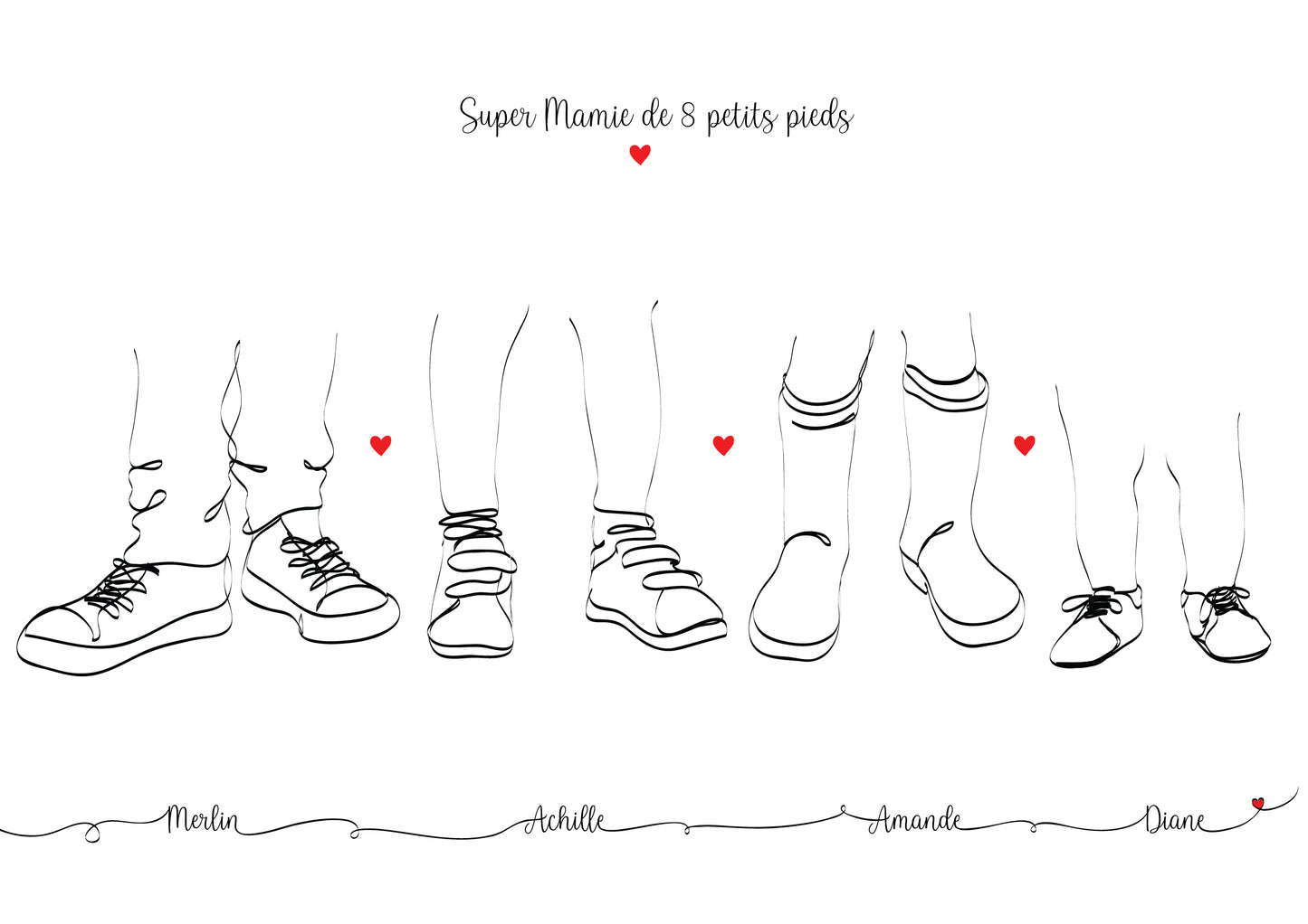 Fête des grands-mères : Mamie et petits pieds