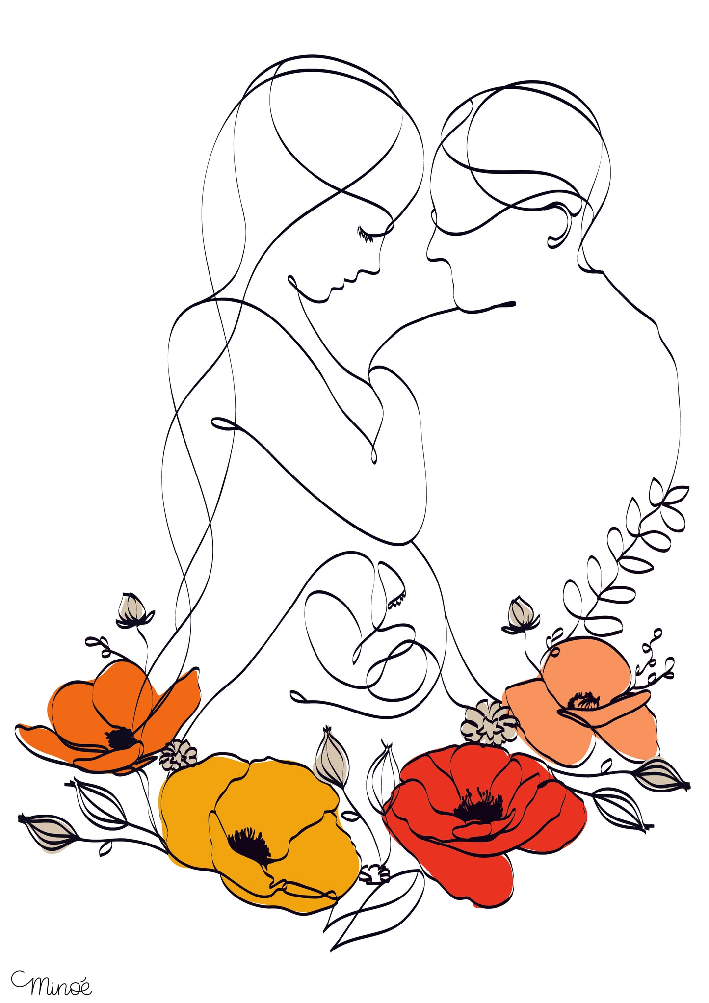 Illustration de grossesse - modèle 1
