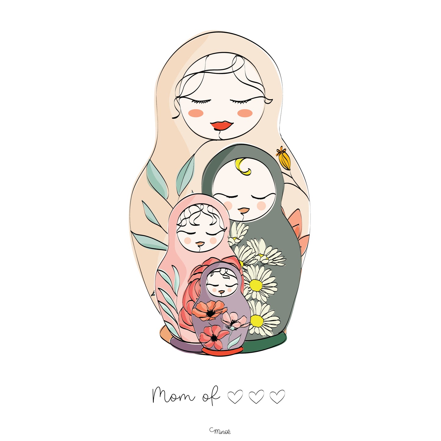 Matriochka Mamma - Modèle 1