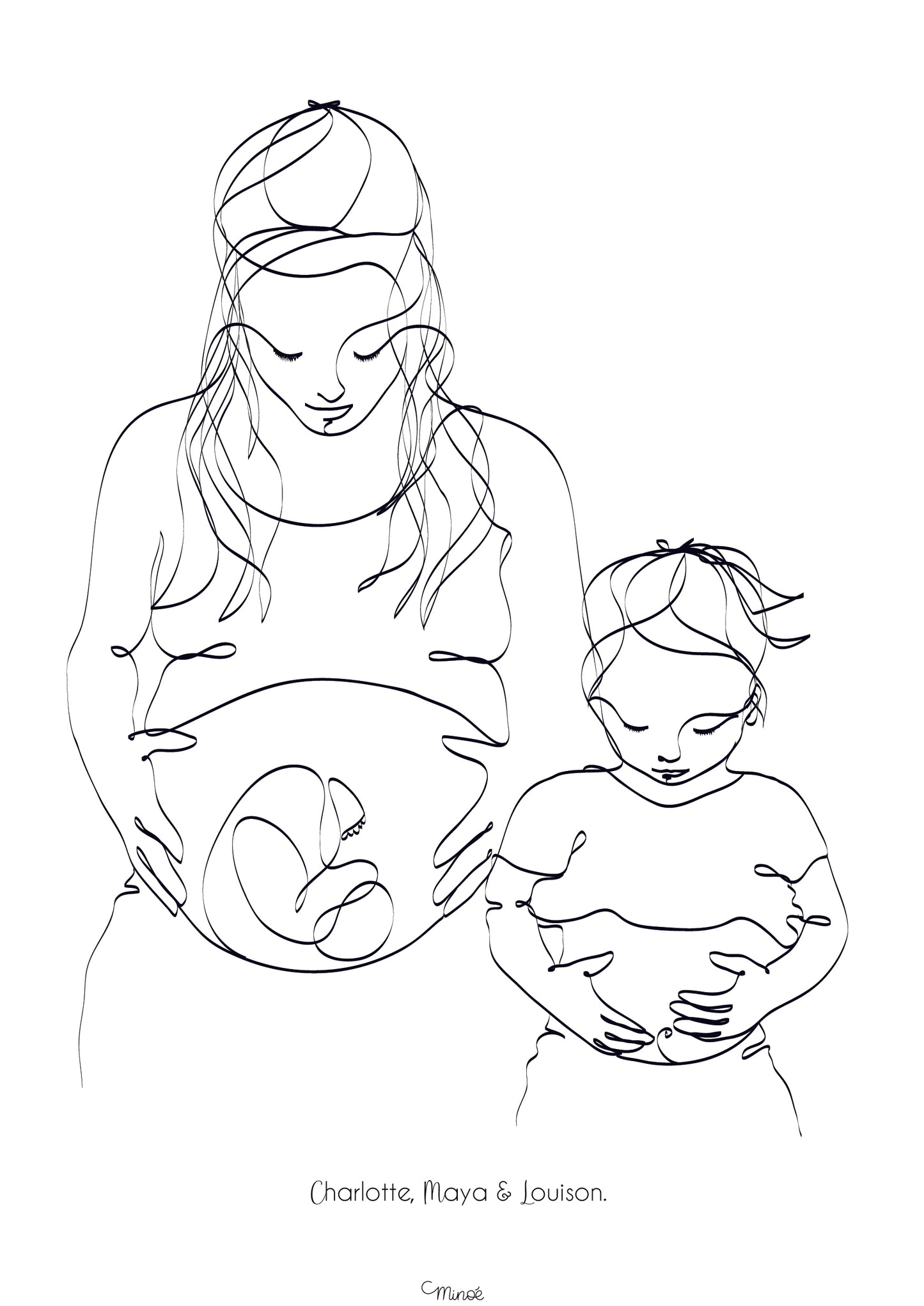 Illustration annonce de grossesse