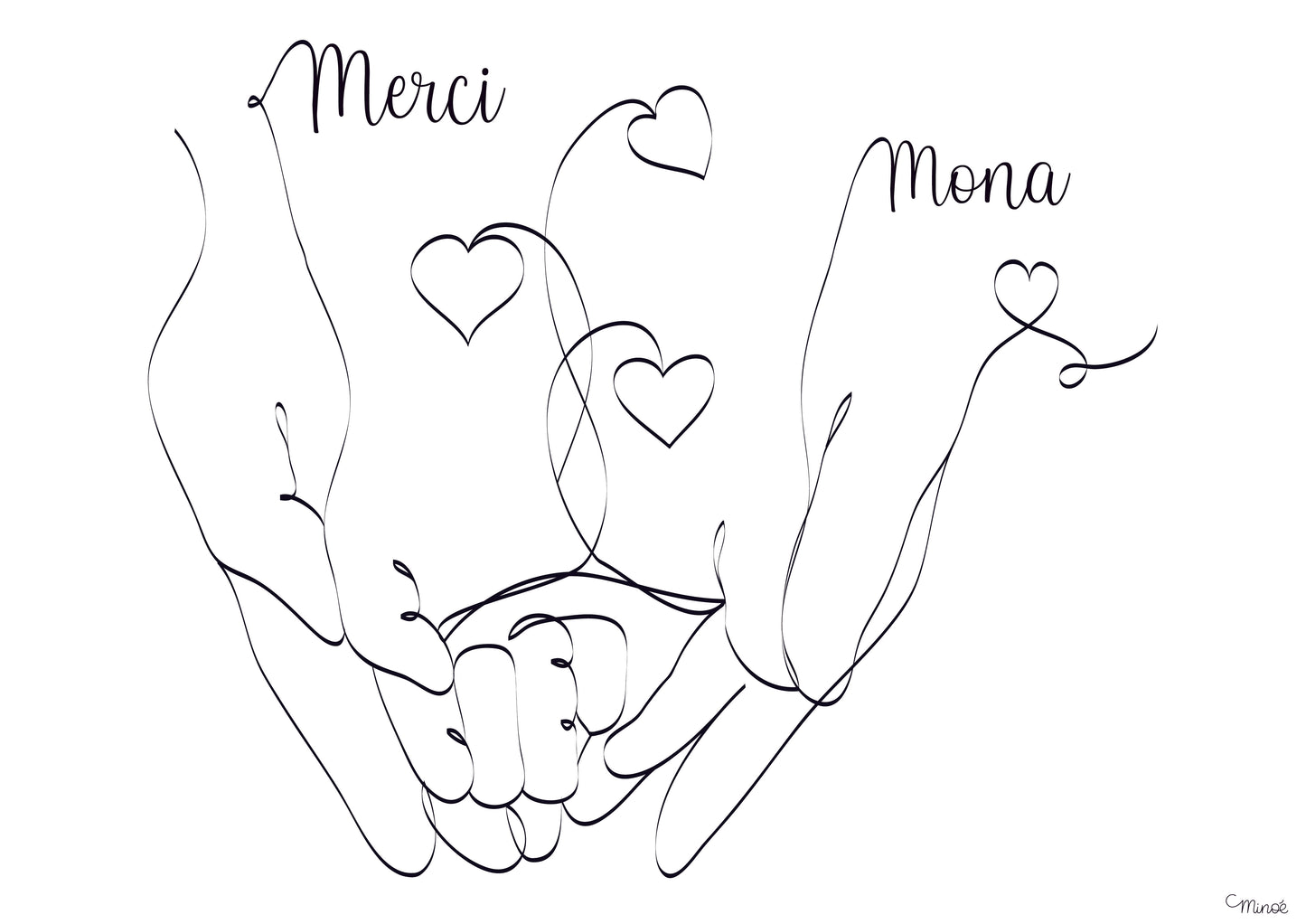 Illustration Merci Maîtresse - Nounou - Atsem