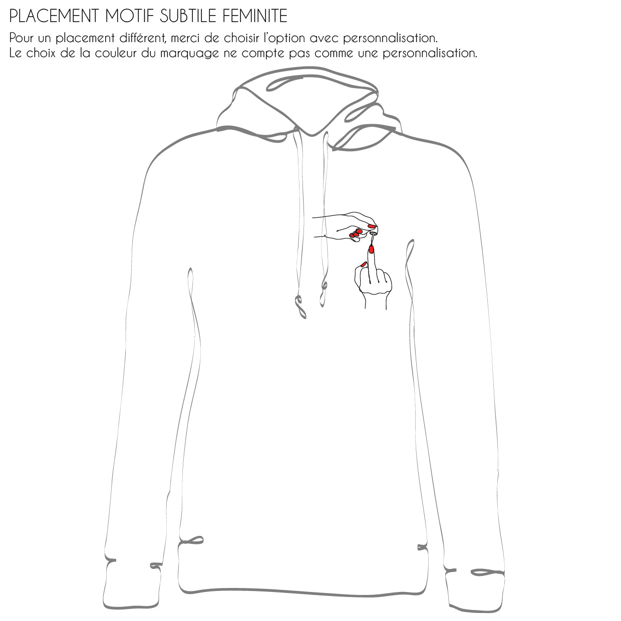 Hoodie illustré
