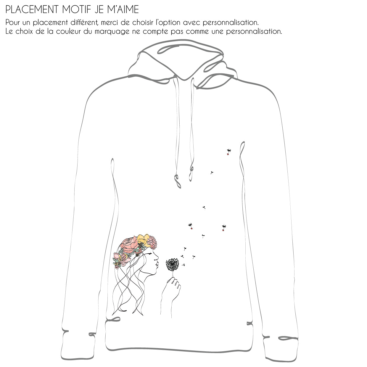 Hoodie illustré