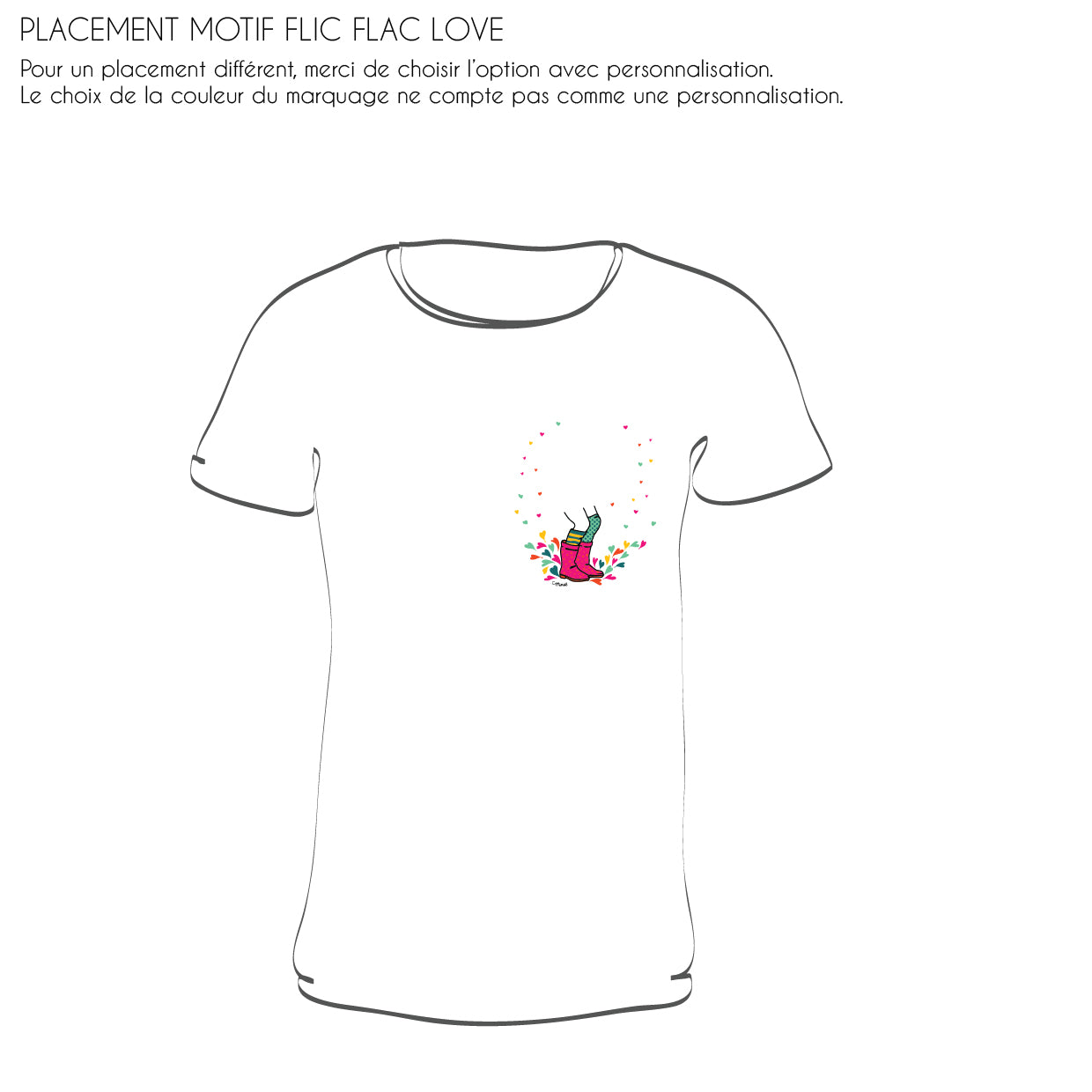 T-shirt illustré - col rond