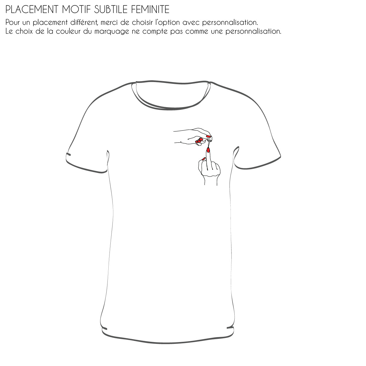 T-shirt illustré - col rond