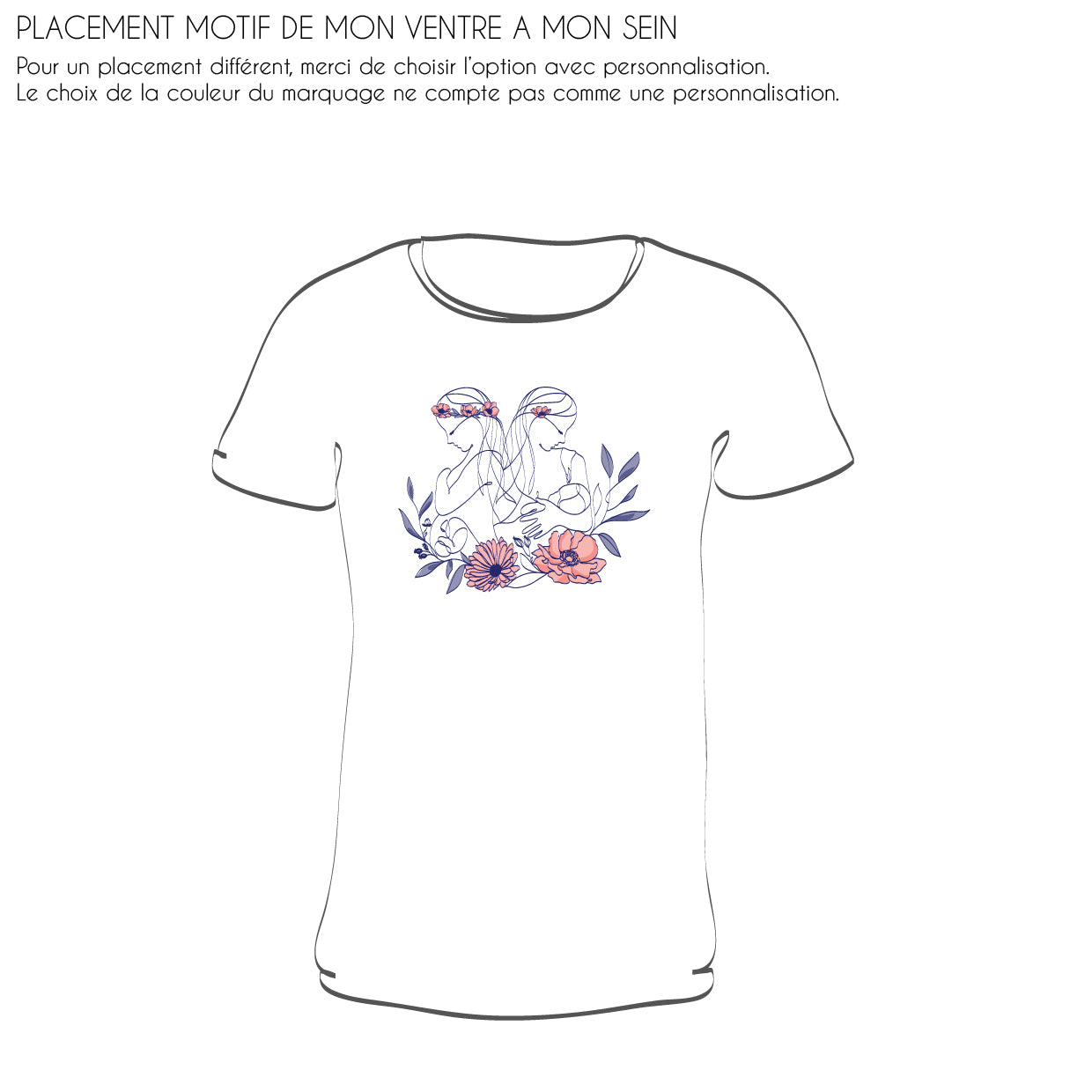 T-shirt illustré - col rond