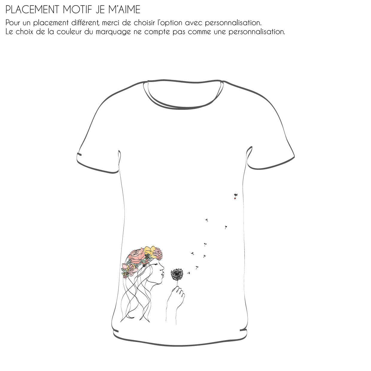 T-shirt illustré - col rond